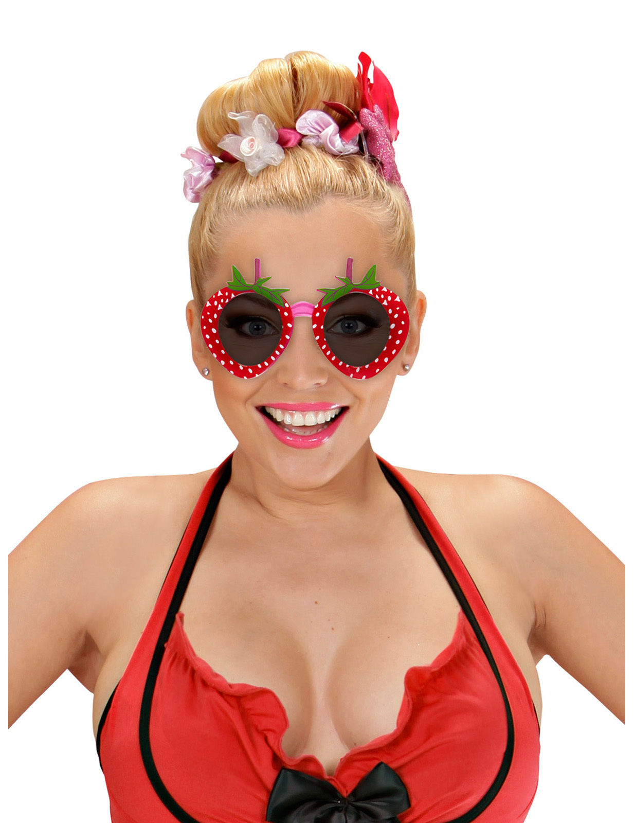 Lunettes fraise adulte