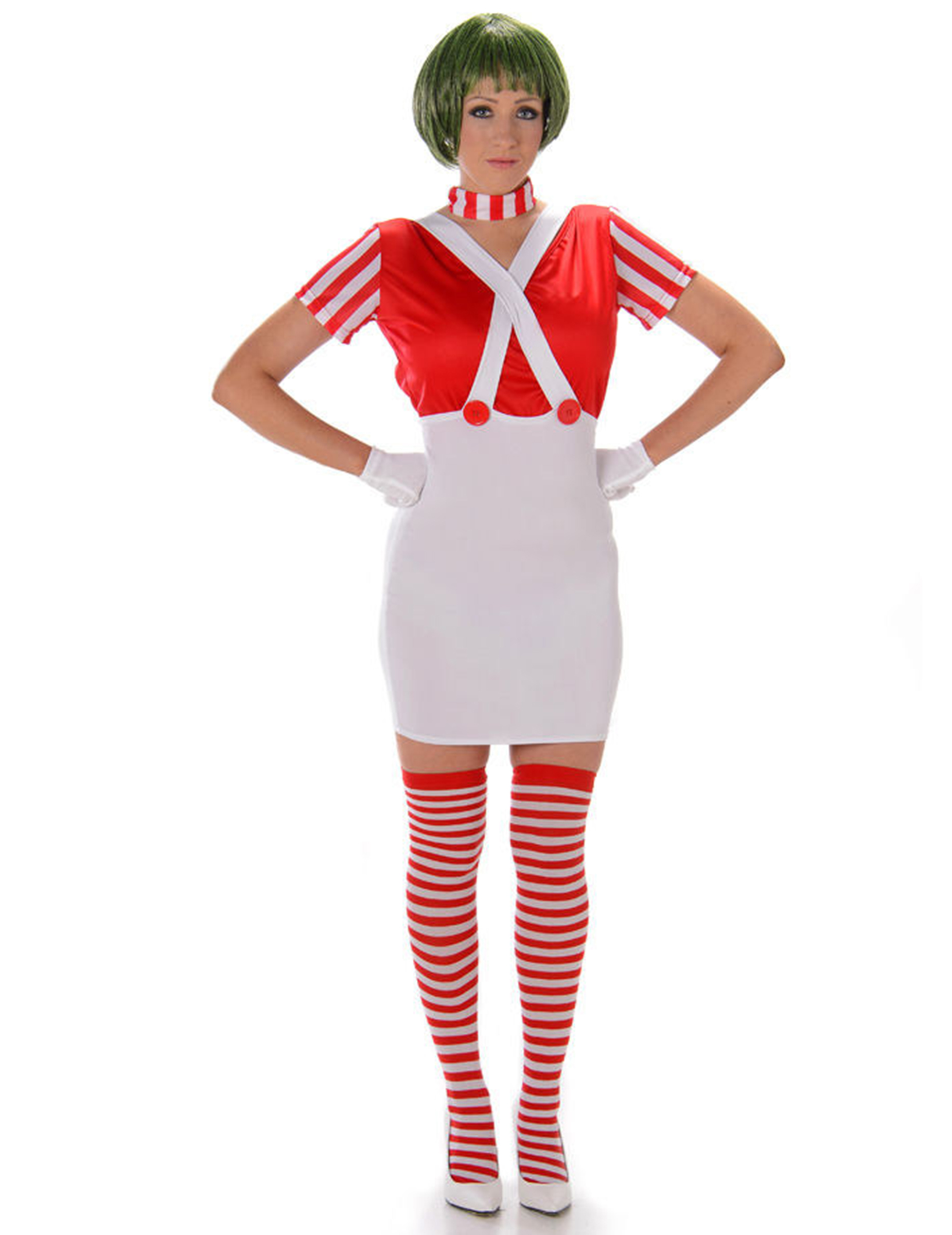 Déguisement femme sexy ouvrière de chocolaterie