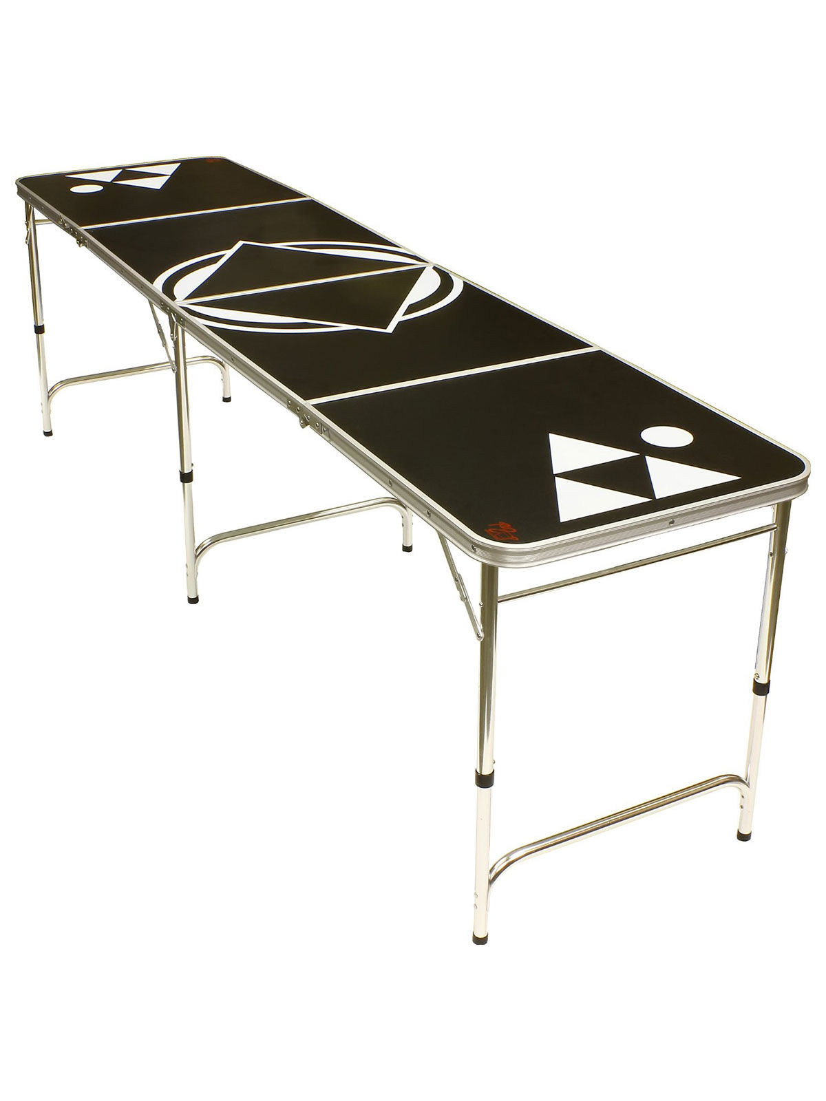 Table noire pliable jeu de bière 240 cm Headrush Beer bong®