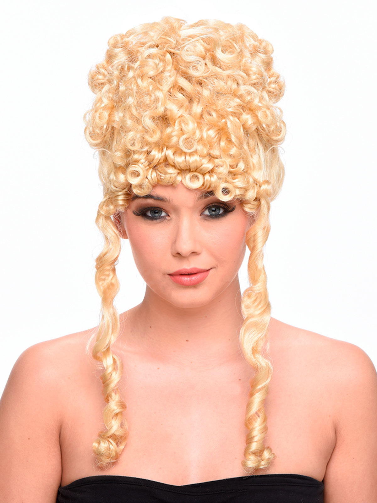 Perruque blonde bouclée déesse antique