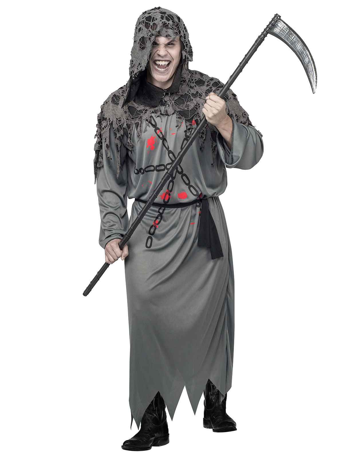 Déguisement faucheuse Halloween homme