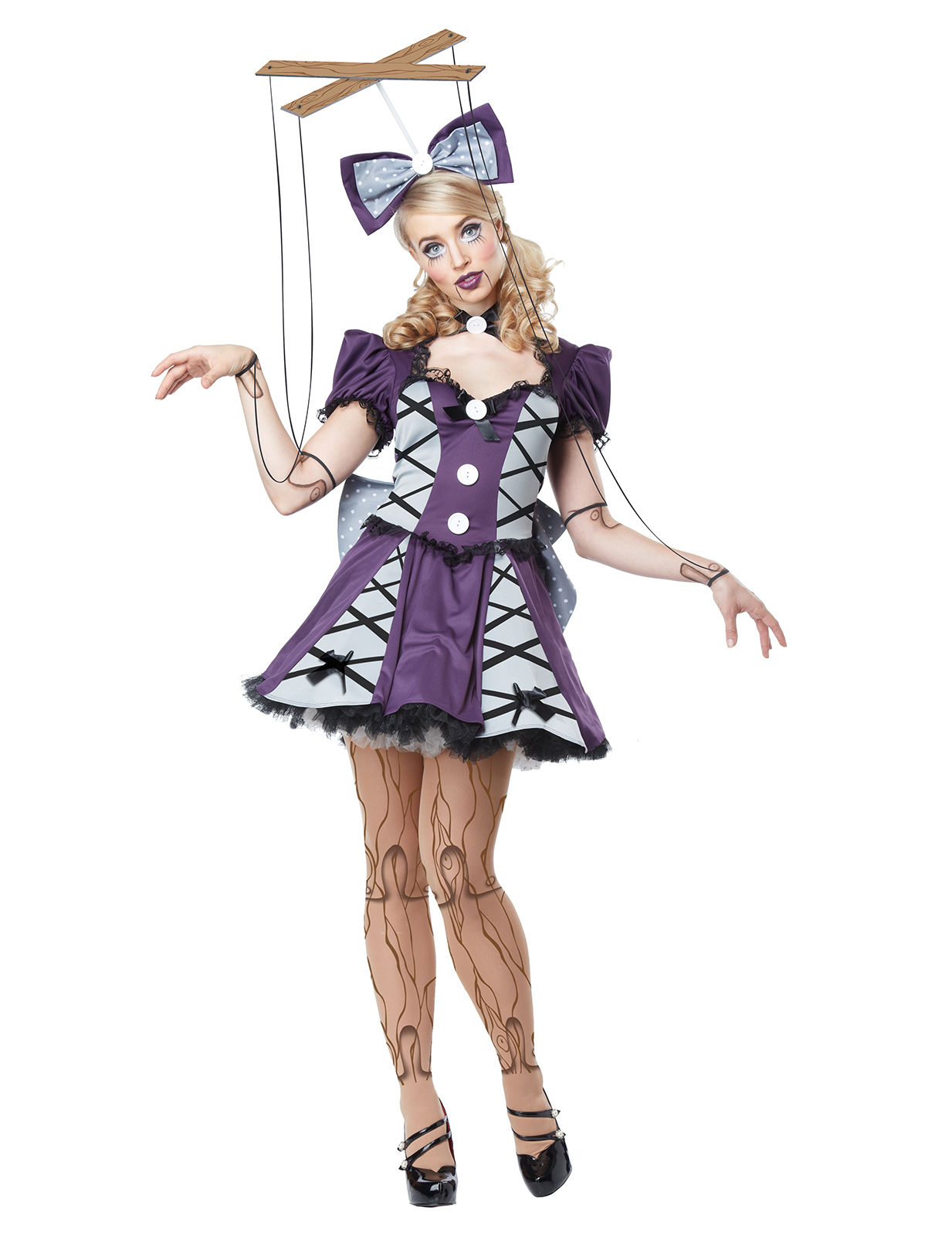 Déguisement de poupée marionnette luxe femme
