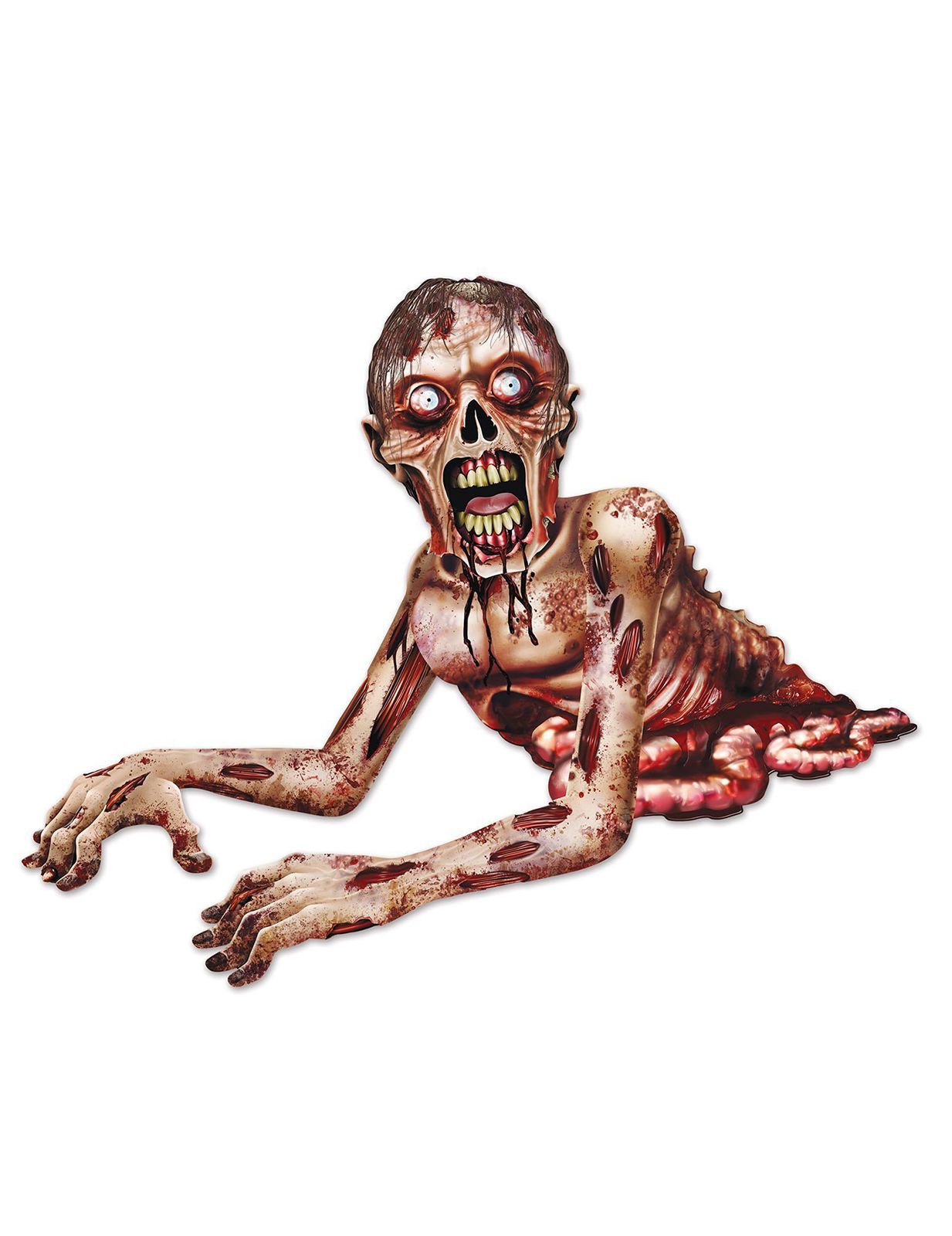 Décoration effrayante creepy zombie