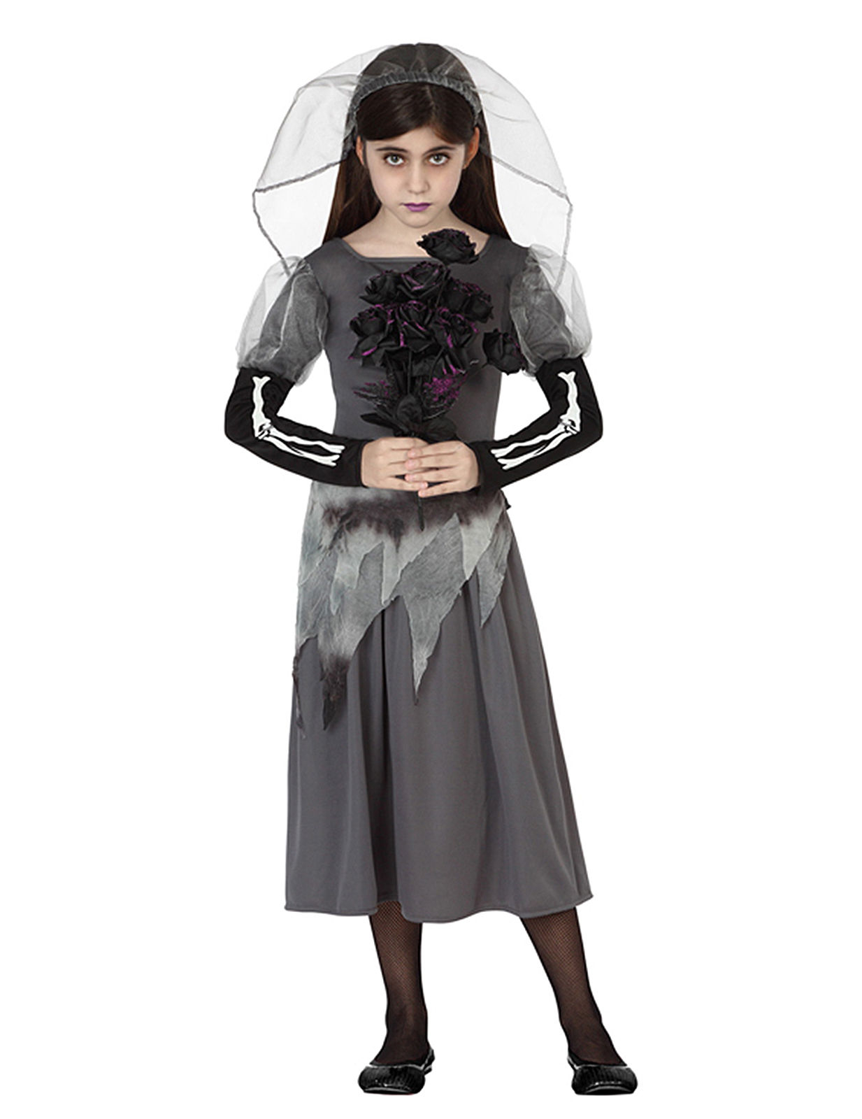 Déguisement fantôme mariée fille Halloween