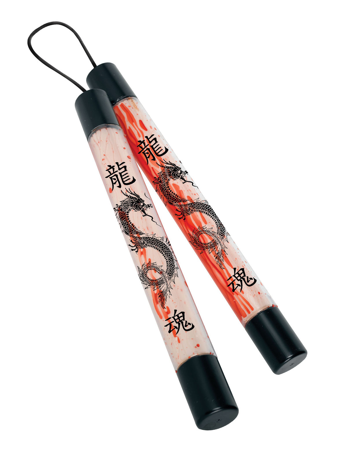 Nunchaku Ninja ensanglanté