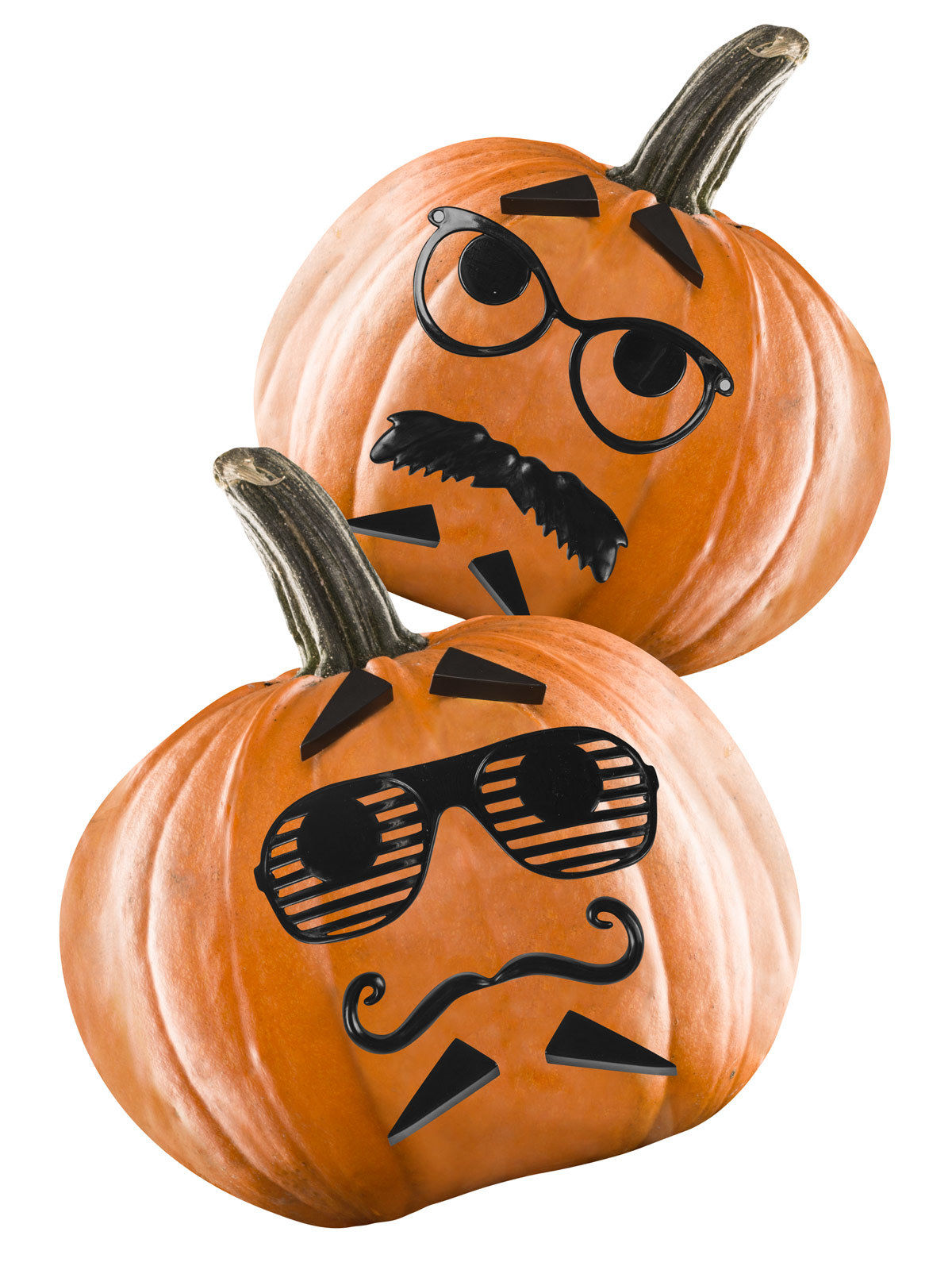 Lot de 12 décorations pour citrouilles d'Halloween