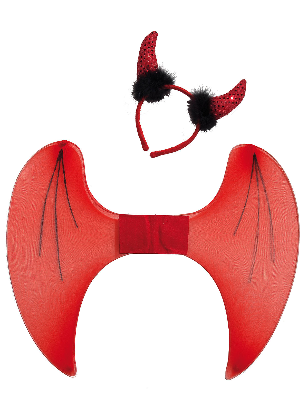 Accessoires diable rouge pour enfant