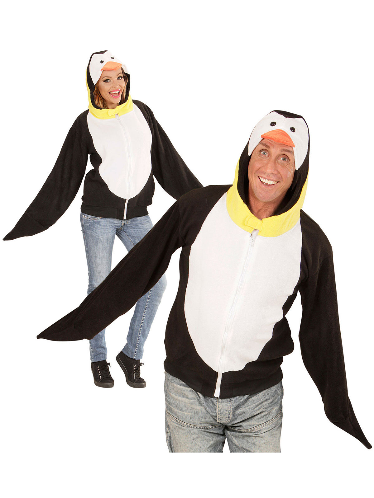 Déguisement veste pingouin adulte