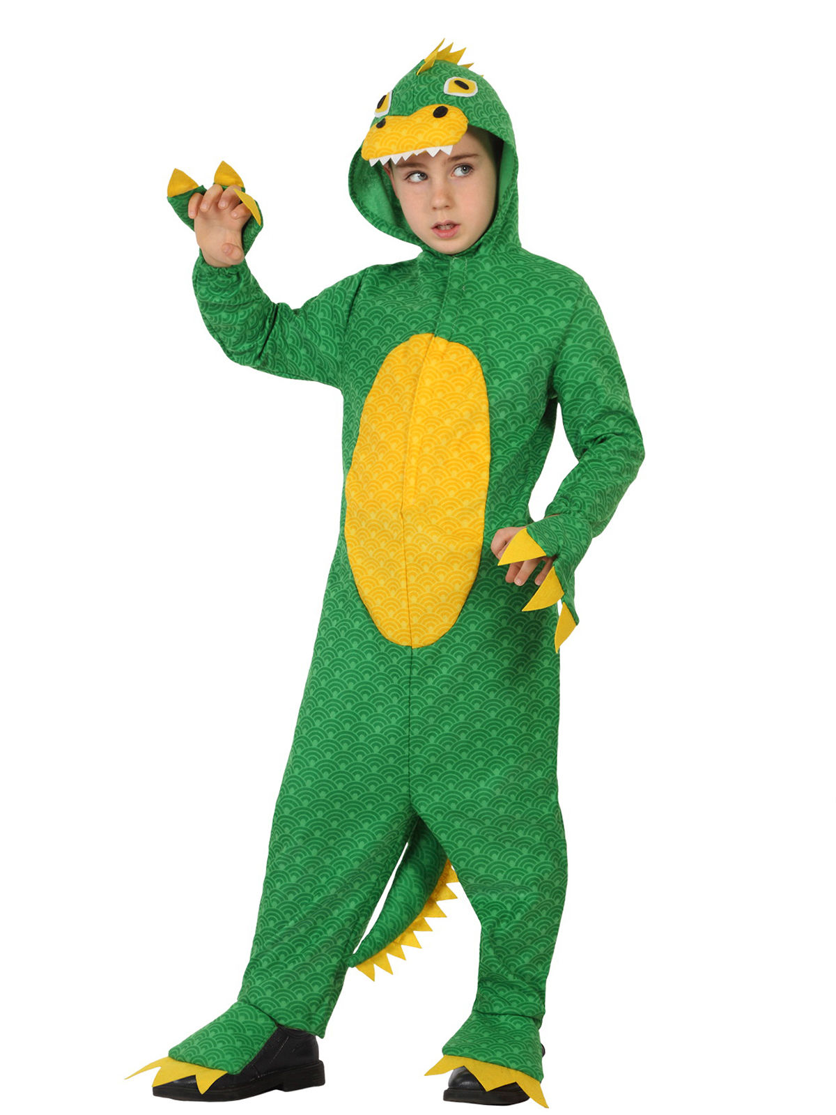Déguisement dinosaure enfant vert