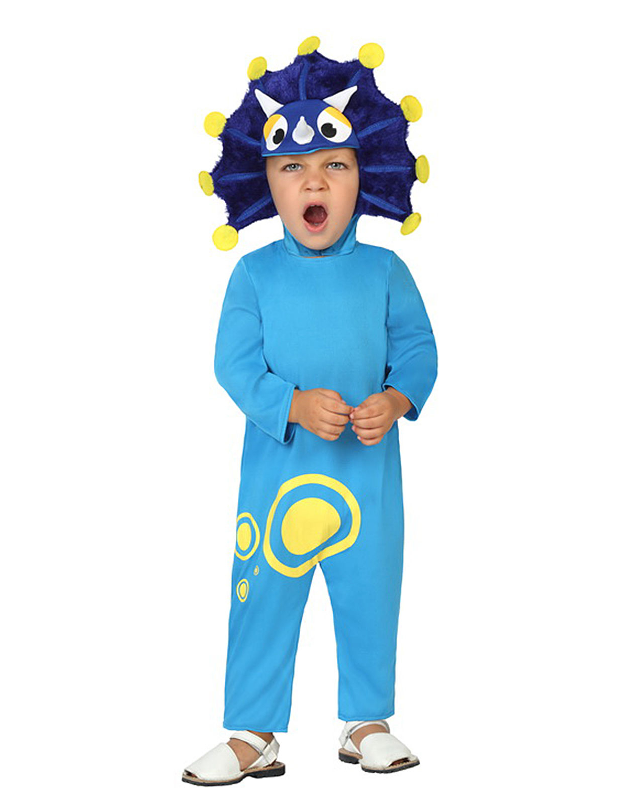 Déguisement dinosaure bleu rigolo enfant