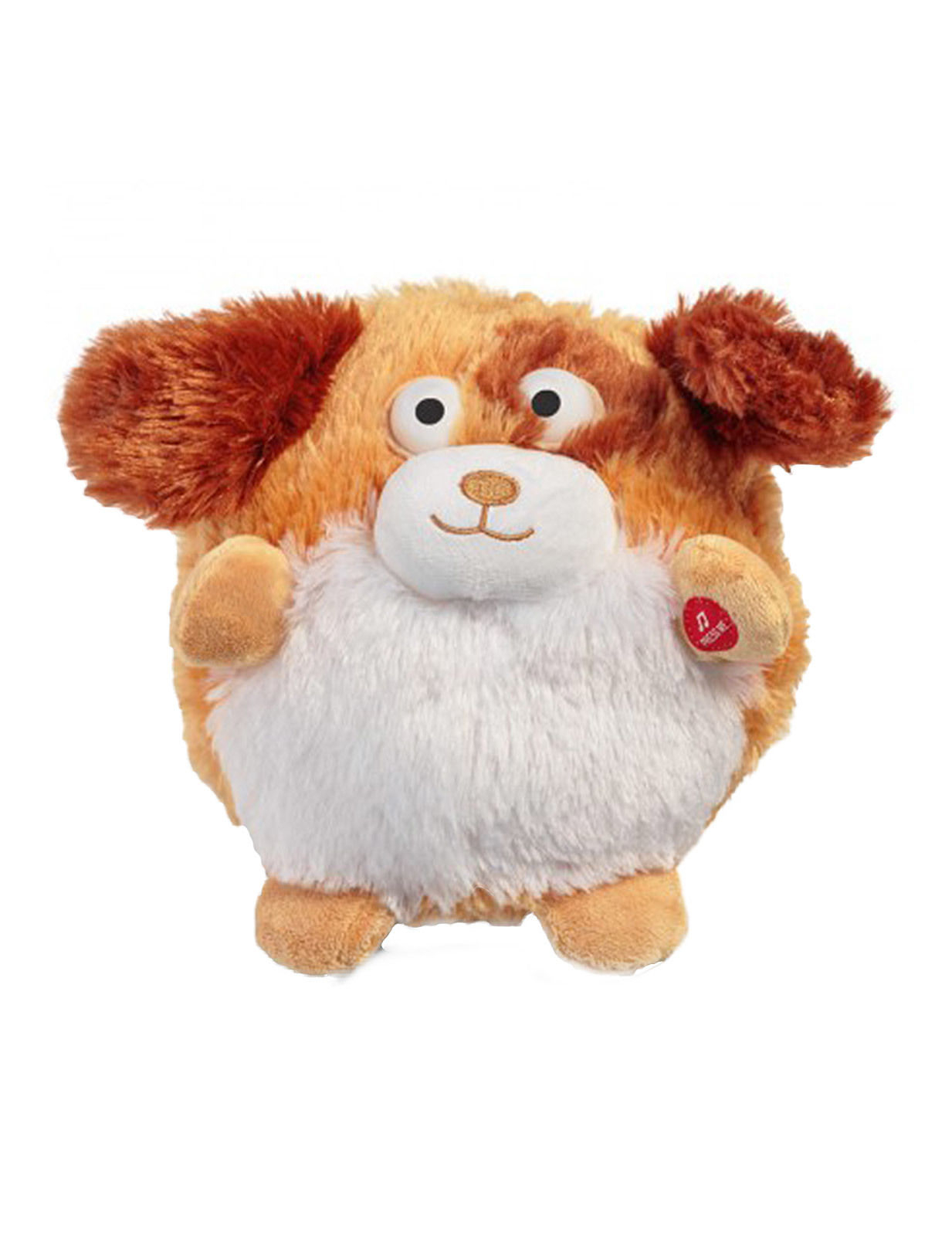 Peluche chien marron