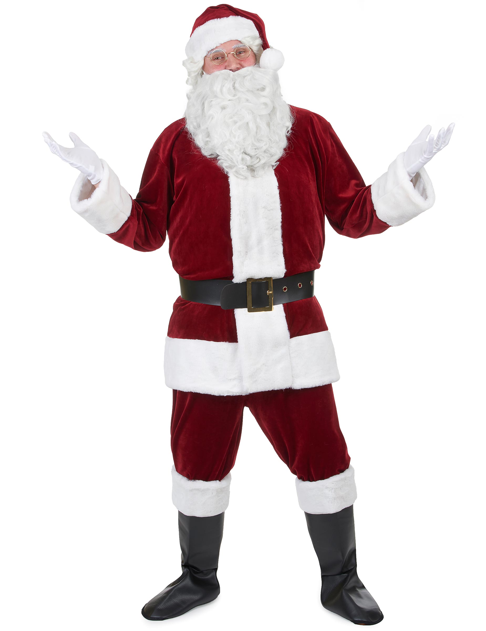 Déguisement de Père Noël Super Luxe adulte
