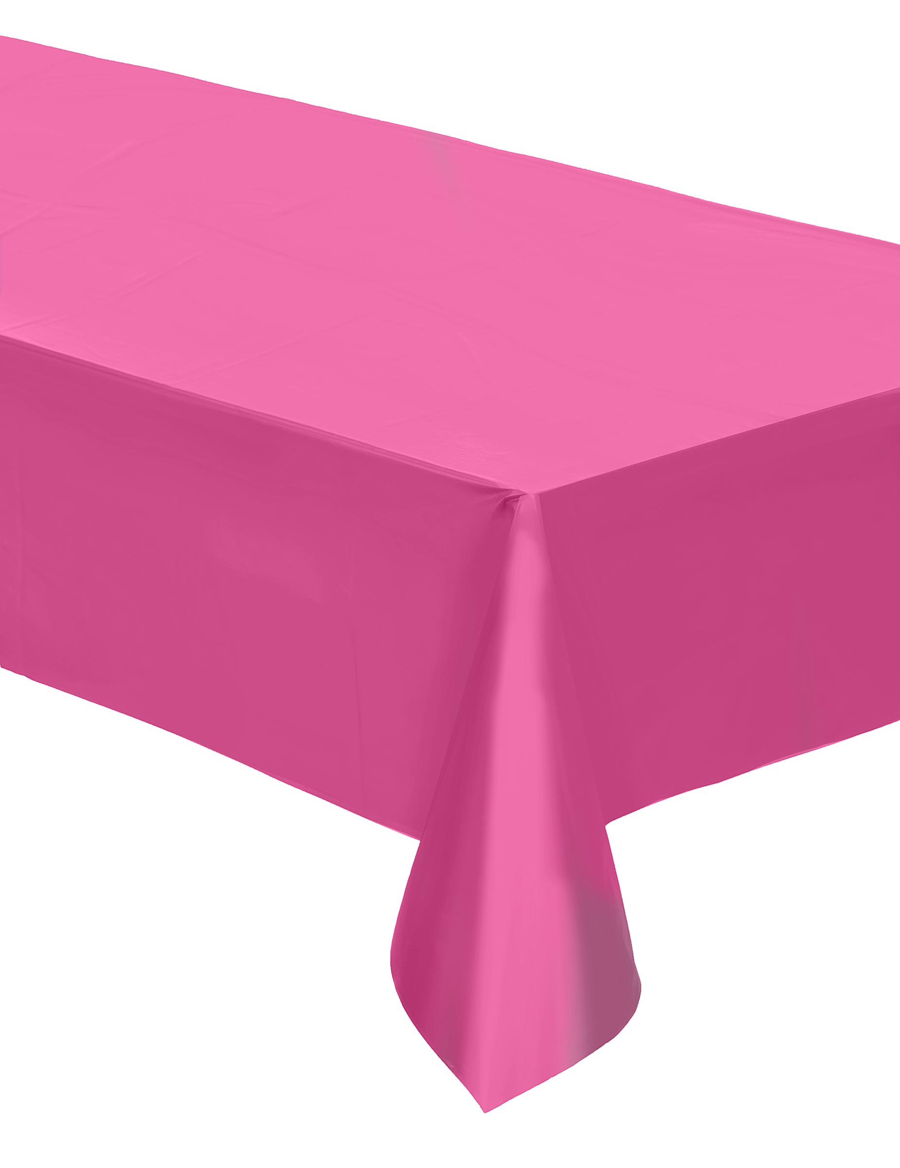 Nappe plastique rose fuschia 137 cm x 274 cm