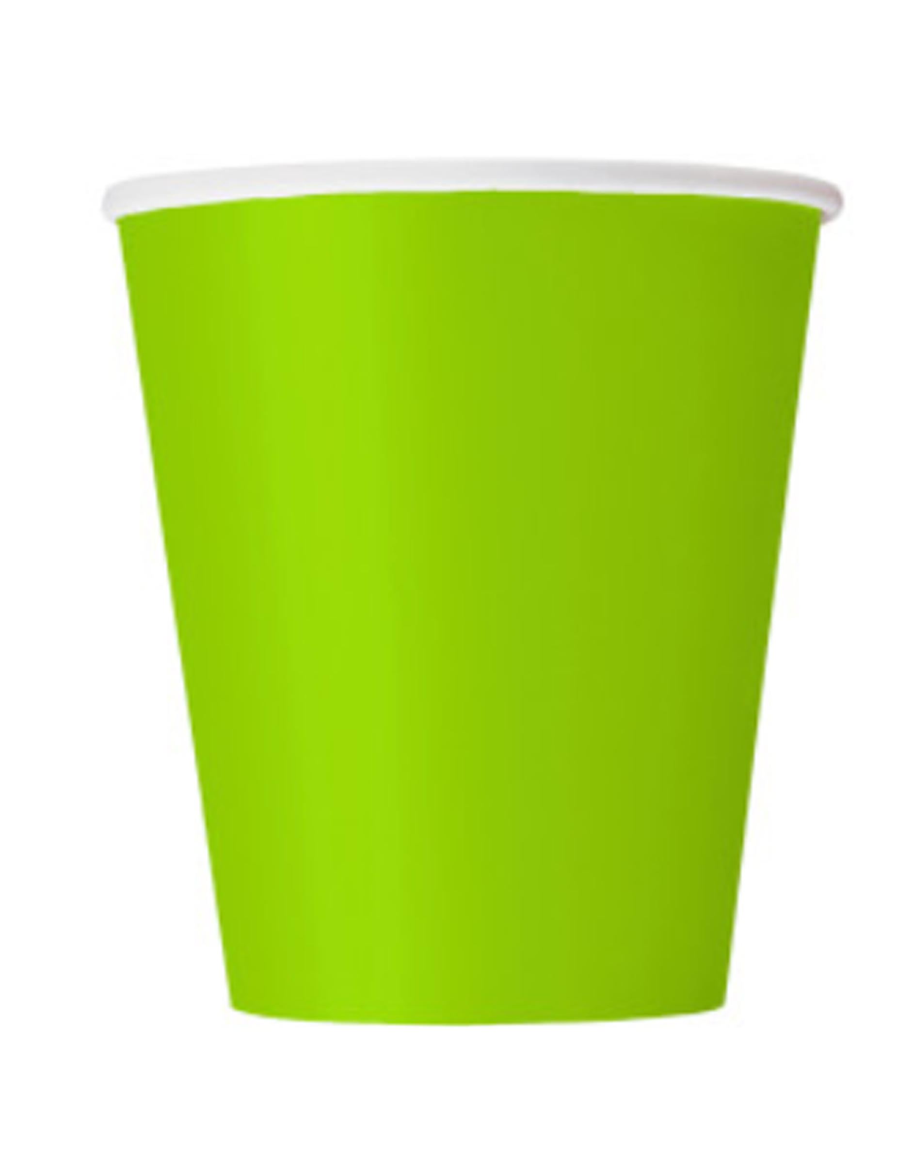 14 Gobelets en carton vert pomme 270 ml