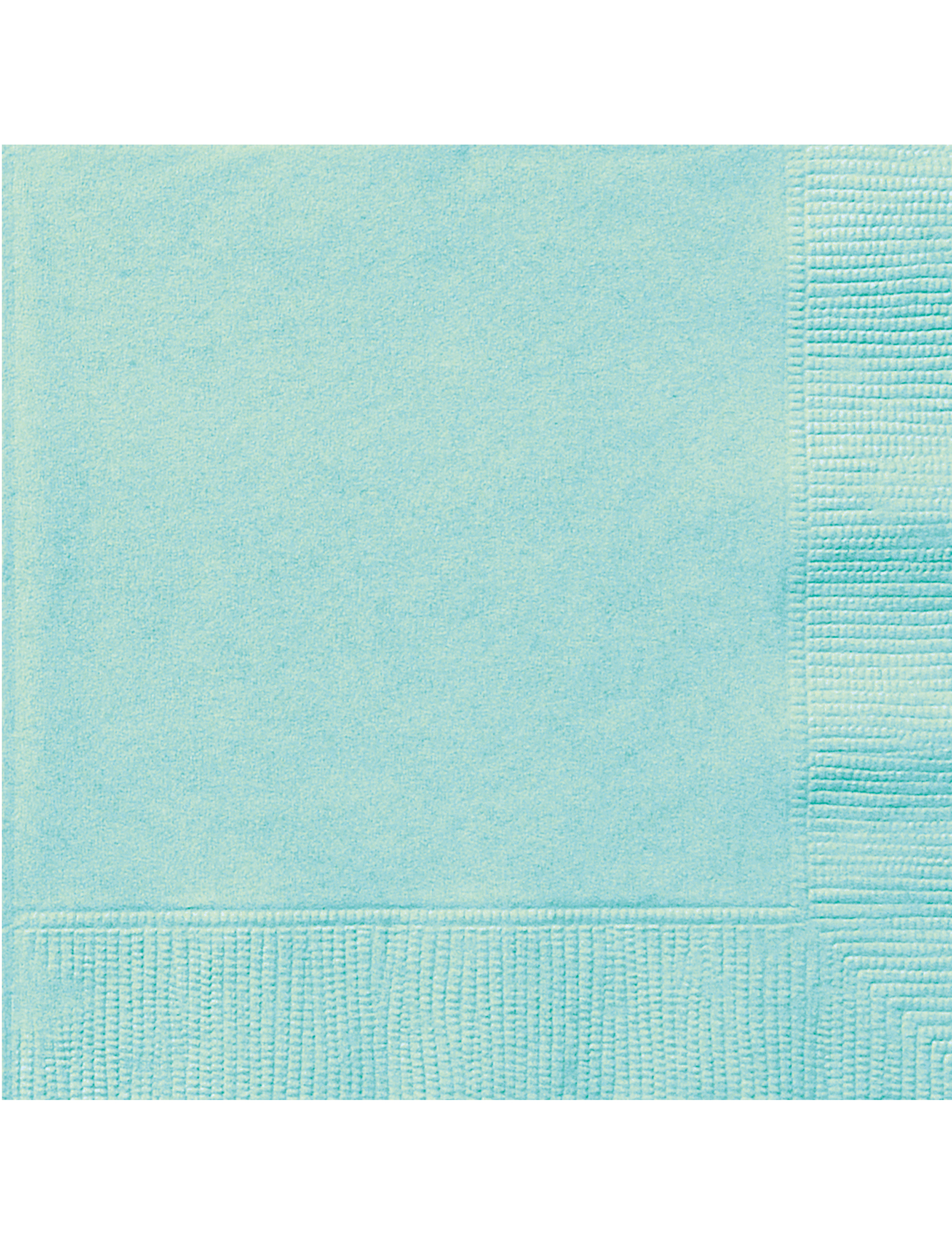 20 Serviettes en papier menthe 33 x 33 cm