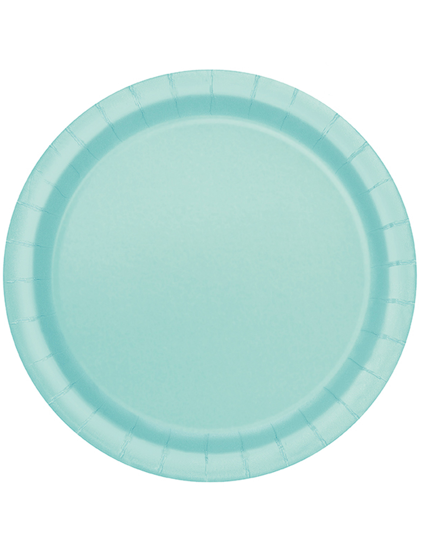 16 Assiettes en carton menthe 22 cm