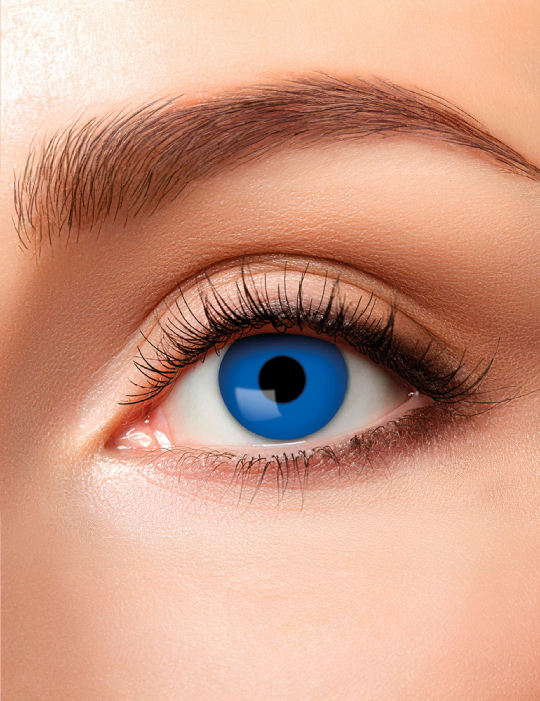 Lentilles fantaisie oeil bleu adulte