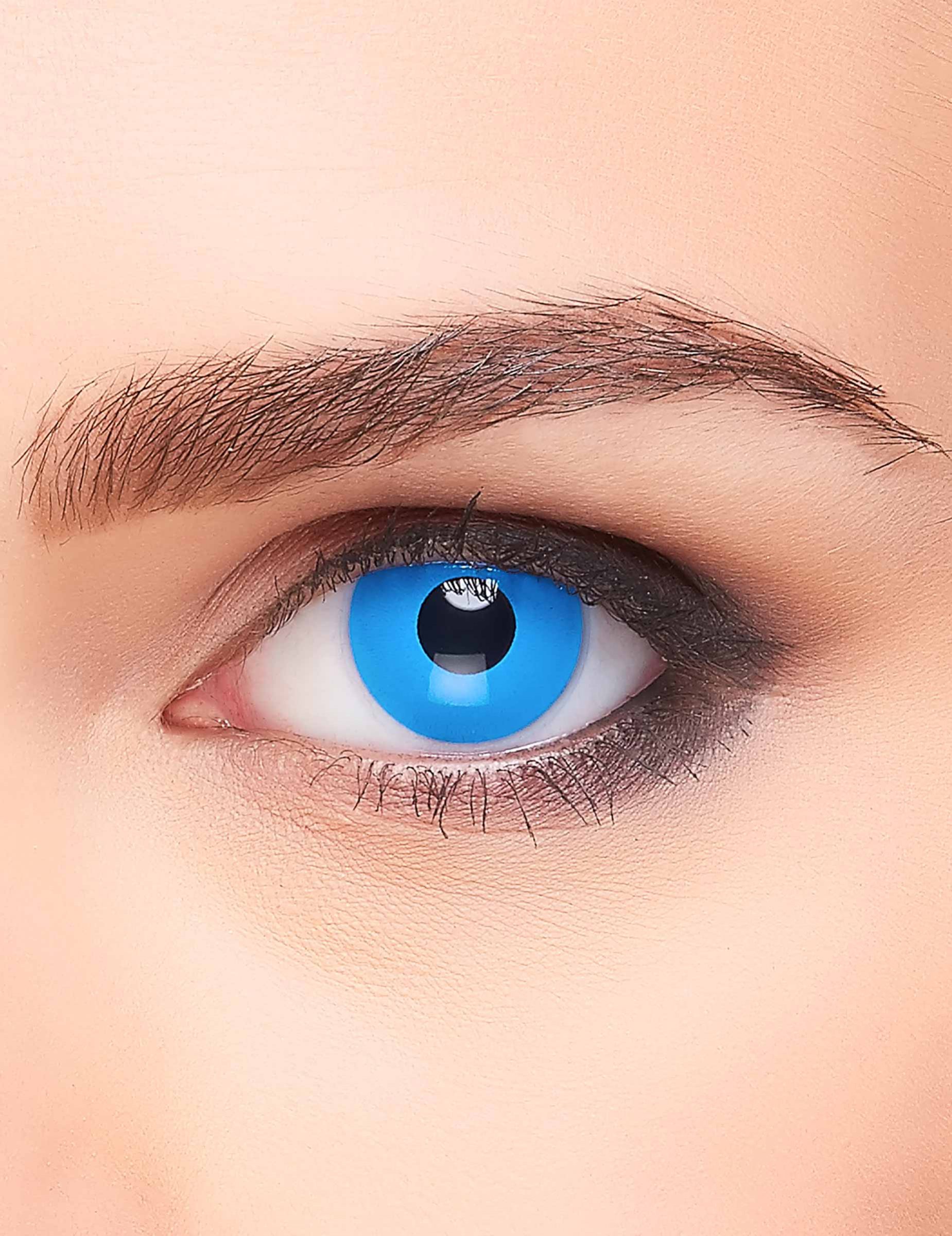 Lentilles fantaisie oeil bleu 3 mois adulte