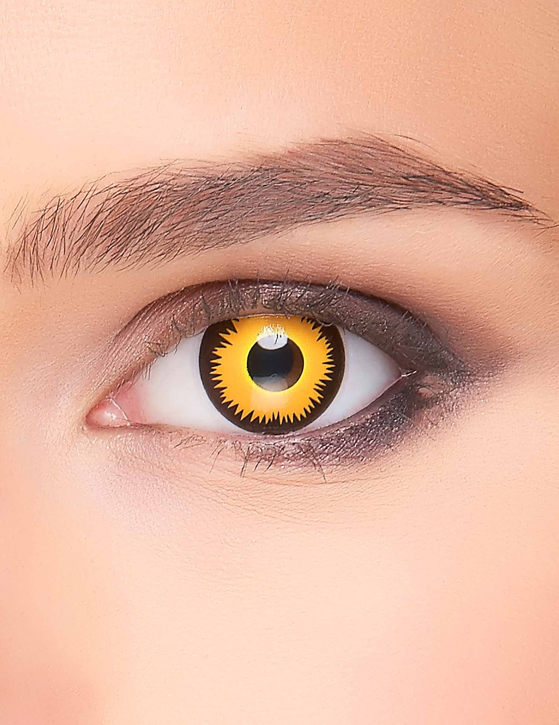 Lentilles fantaisie oeil de lion adulte