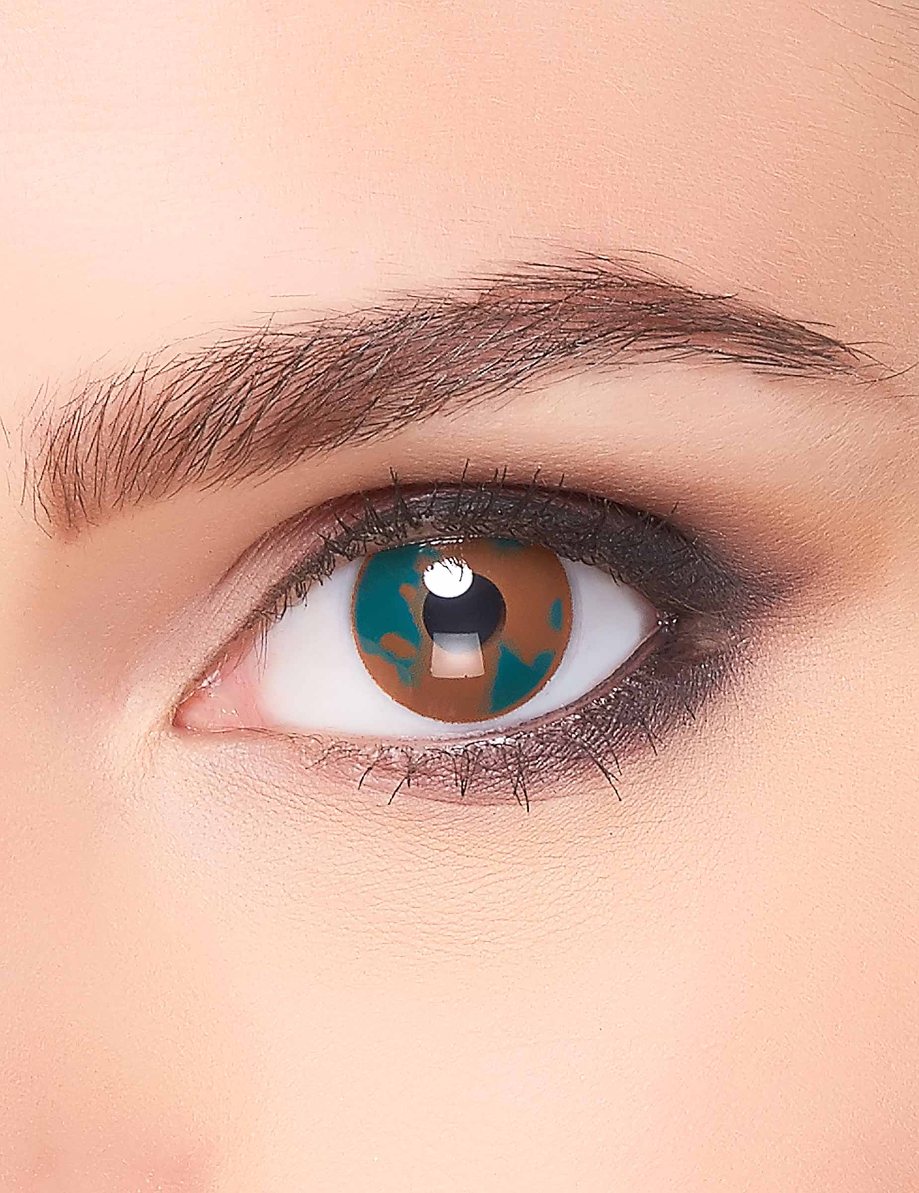 Lentilles fantaisie camouflage adulte