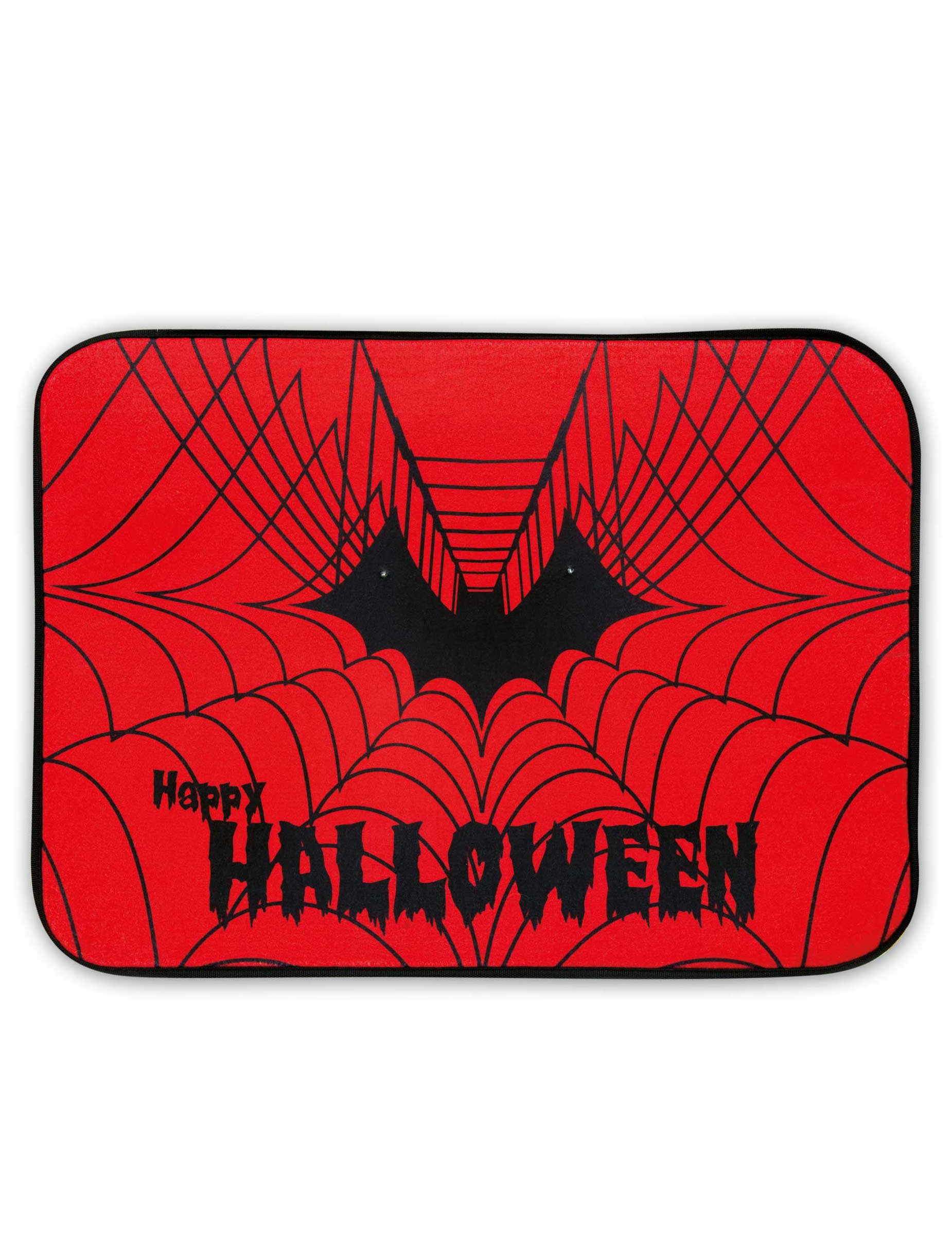 Paillasson lumineux et sonore toile d'araignée Halloween