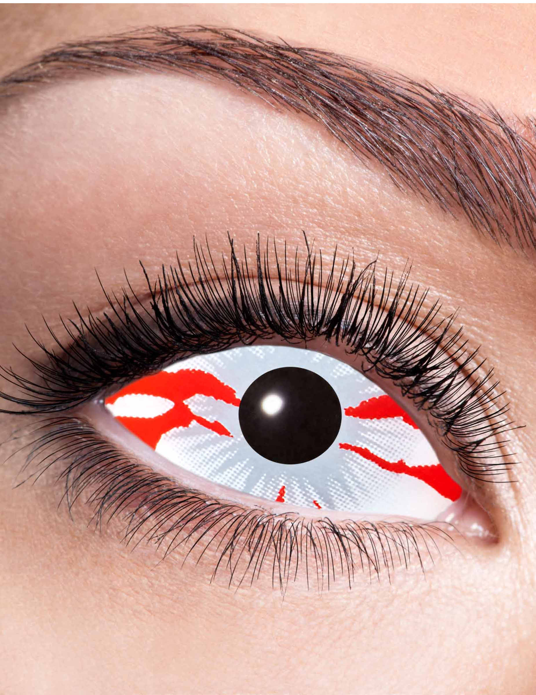 Lentilles fantaisie sclera  il sanglant adulte Halloween