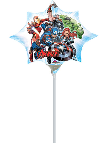 Ballon aluminium Avengers gonflé 27 cm