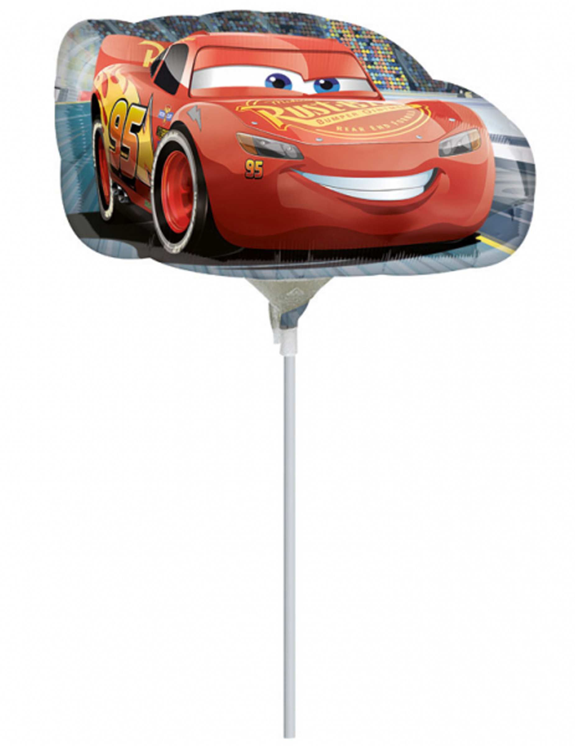 Petit ballon aluminium Cars  gonflé