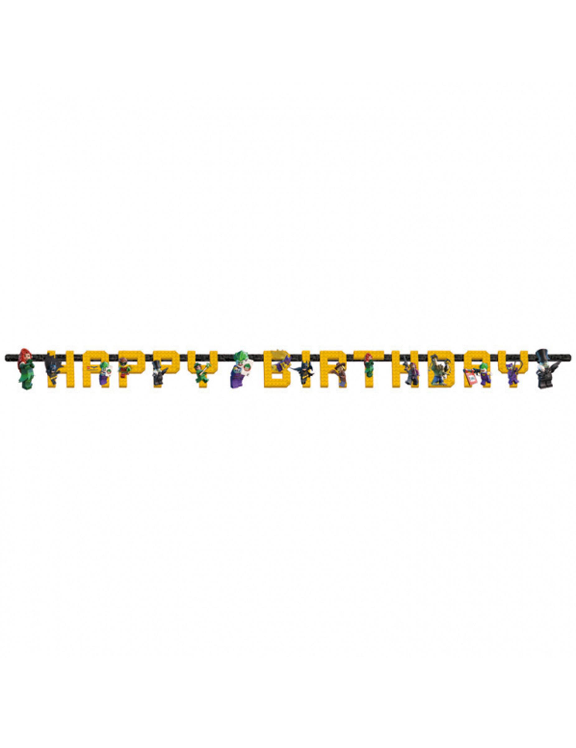 Guirlande lettres Lego Batman 180 x 15 cm
