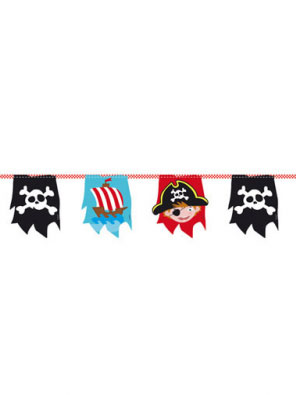 Guirlande Fanions Pirate Petit moussaillon 4 mètres