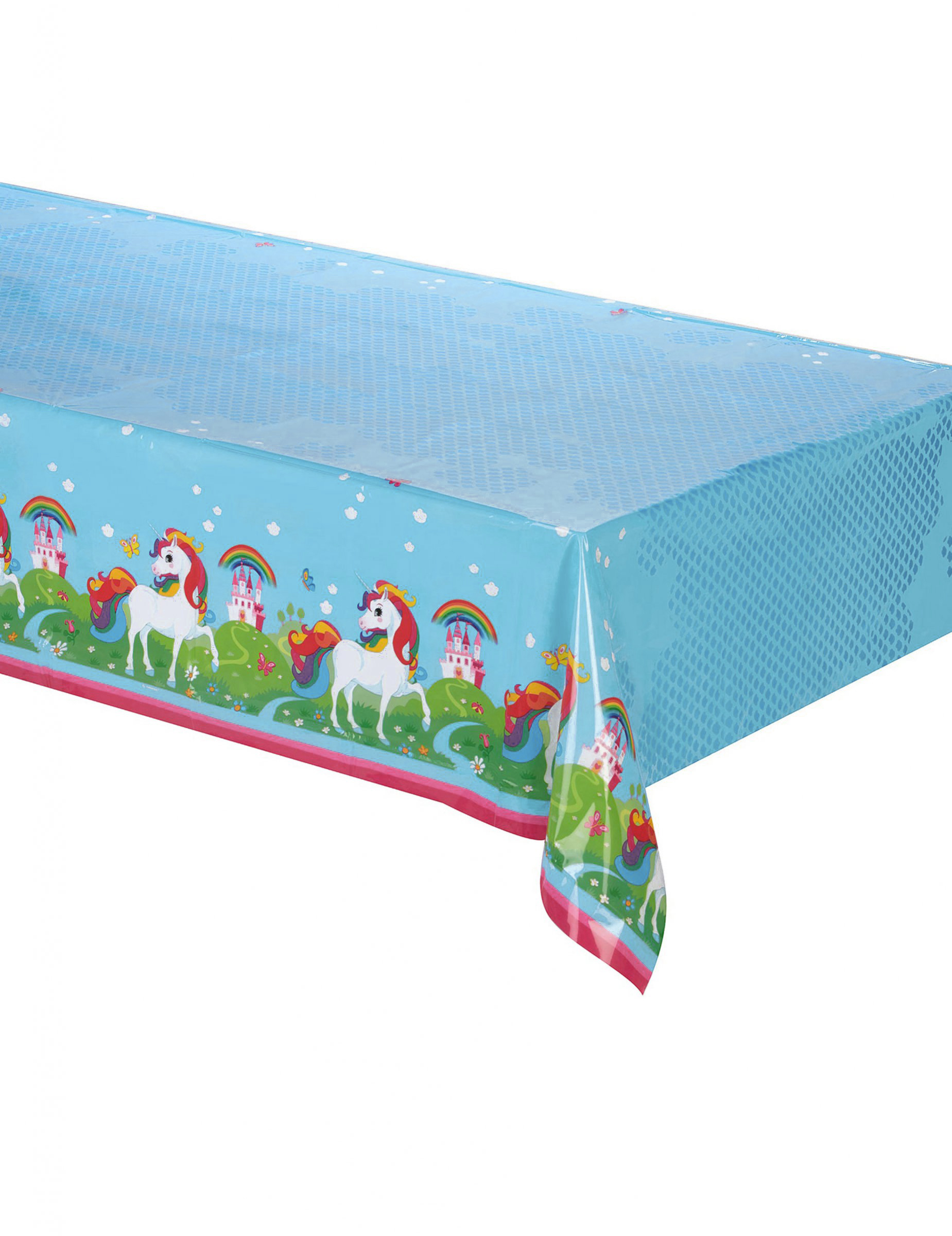 Nappe en plastique Licorne 120 x 180 cm