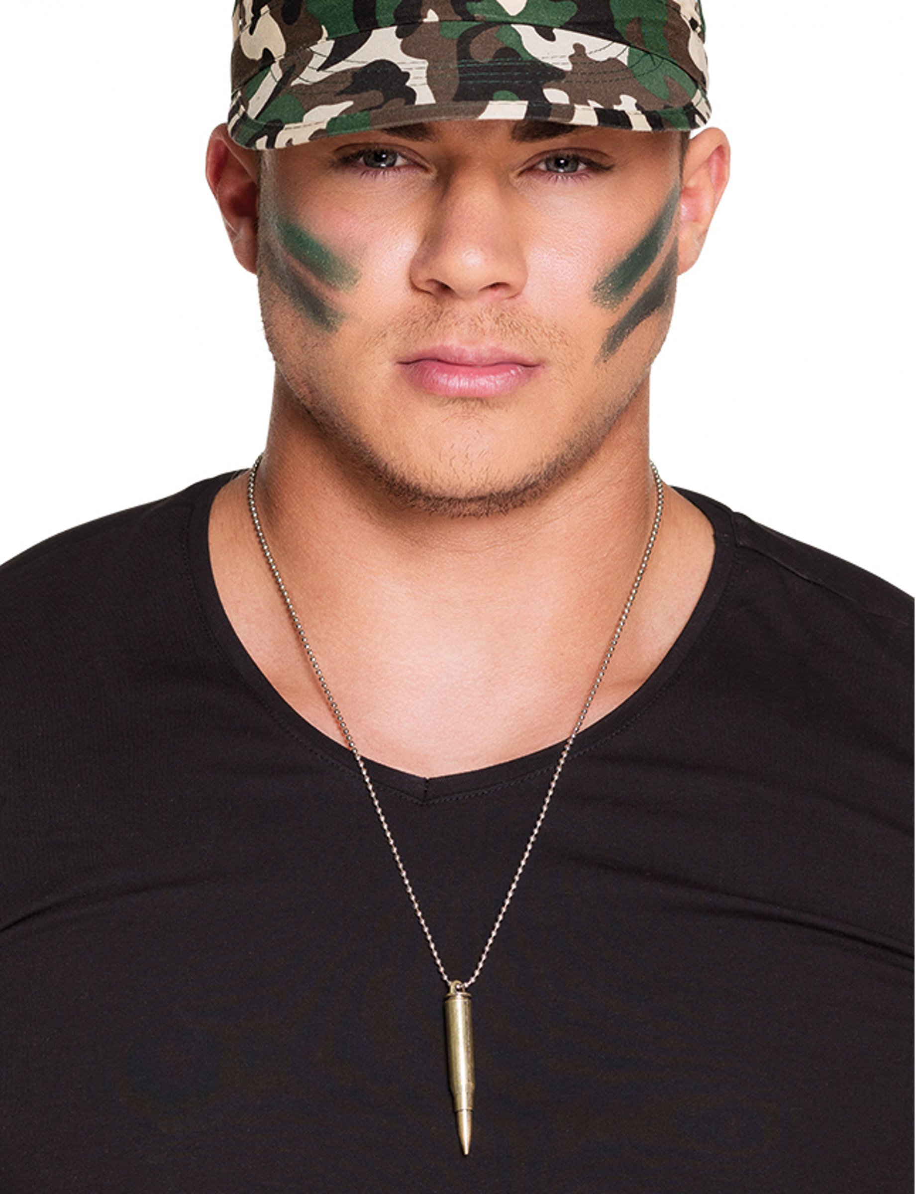 Collier balle de fusil adulte