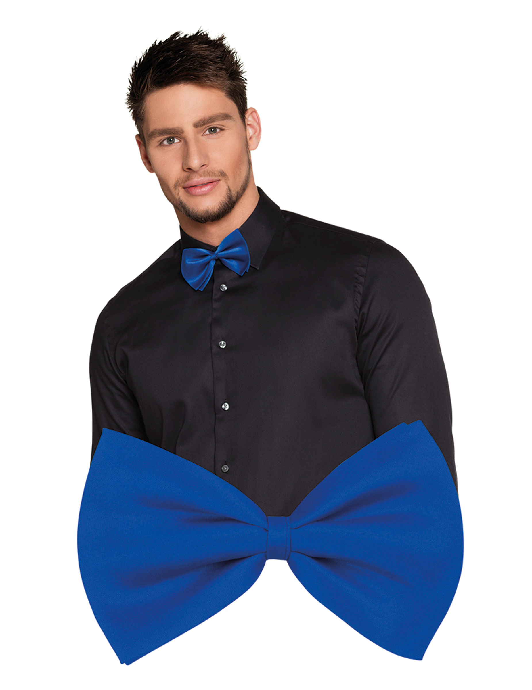 Noeud papillon bleu foncé adulte