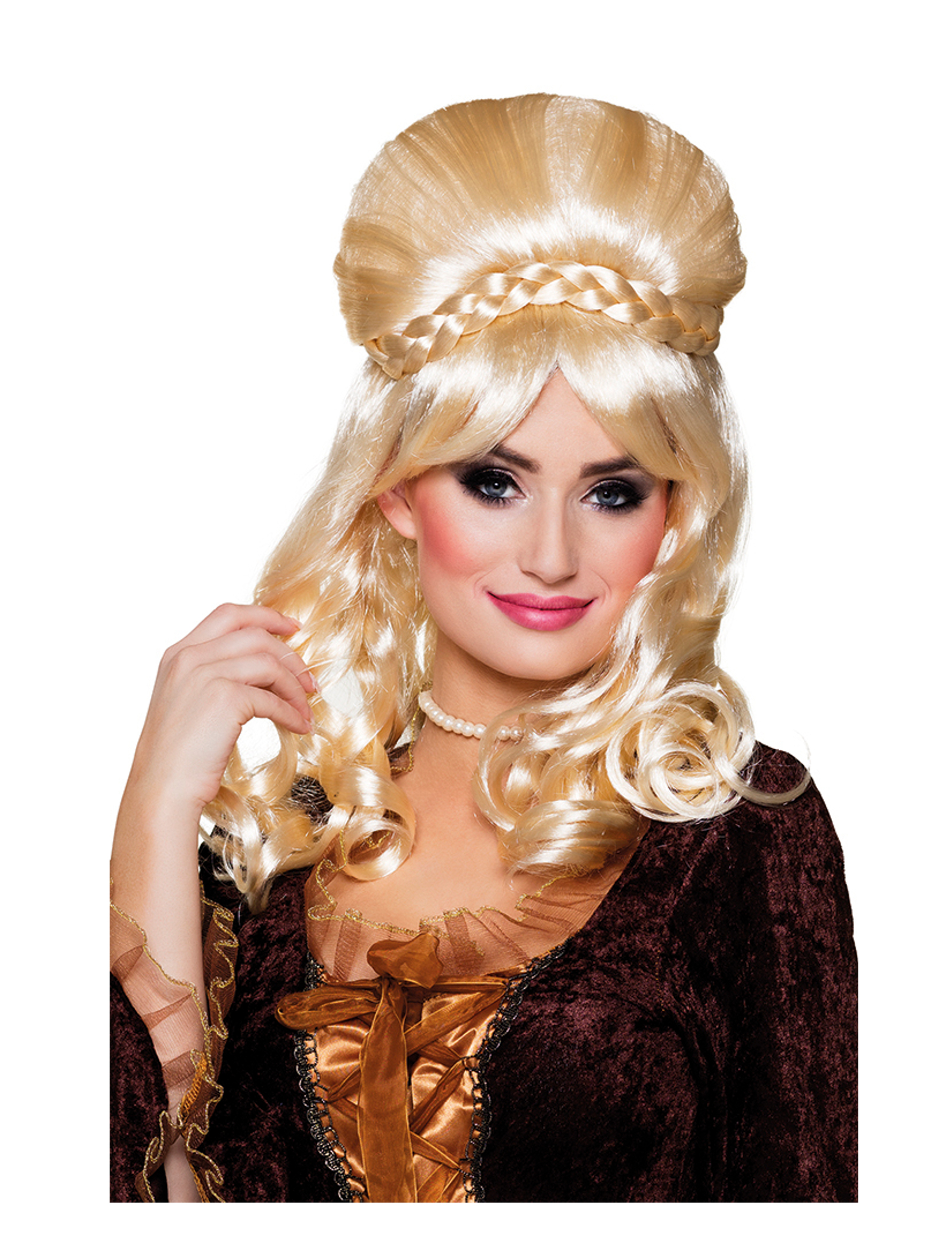 Perruque baronne blonde femme