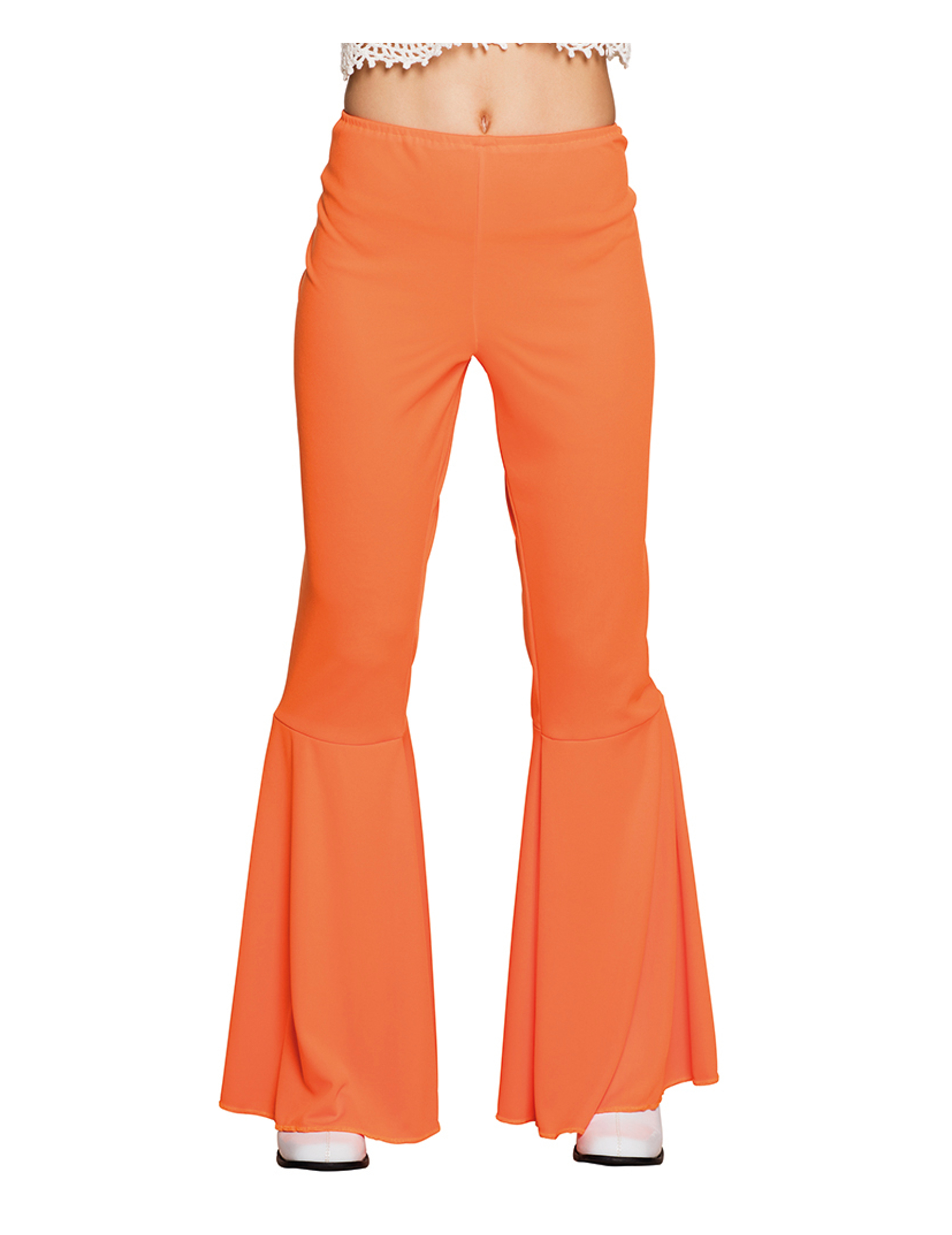 Pantalon disco orange femme