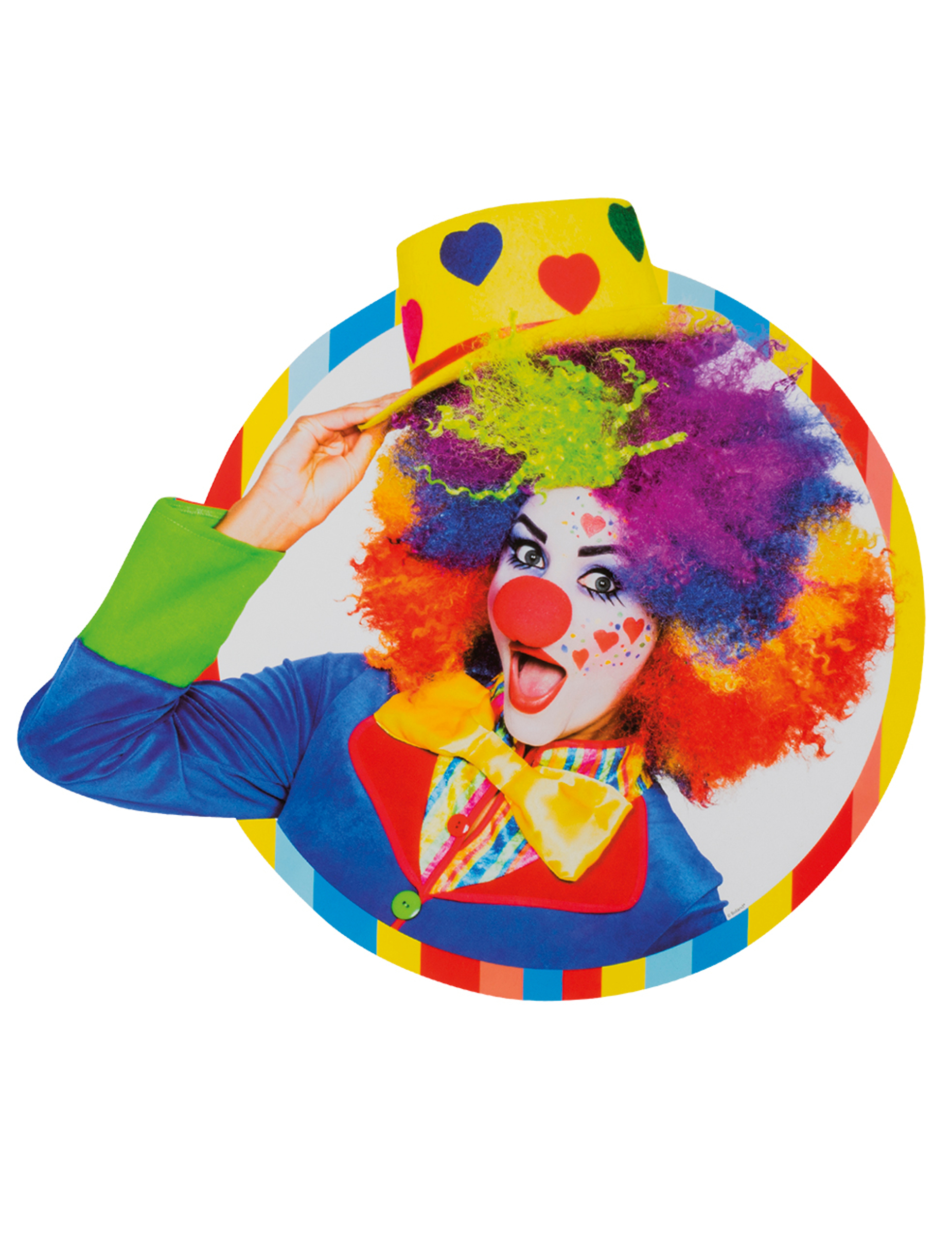 Décoration Clown party 33 X 35 cm