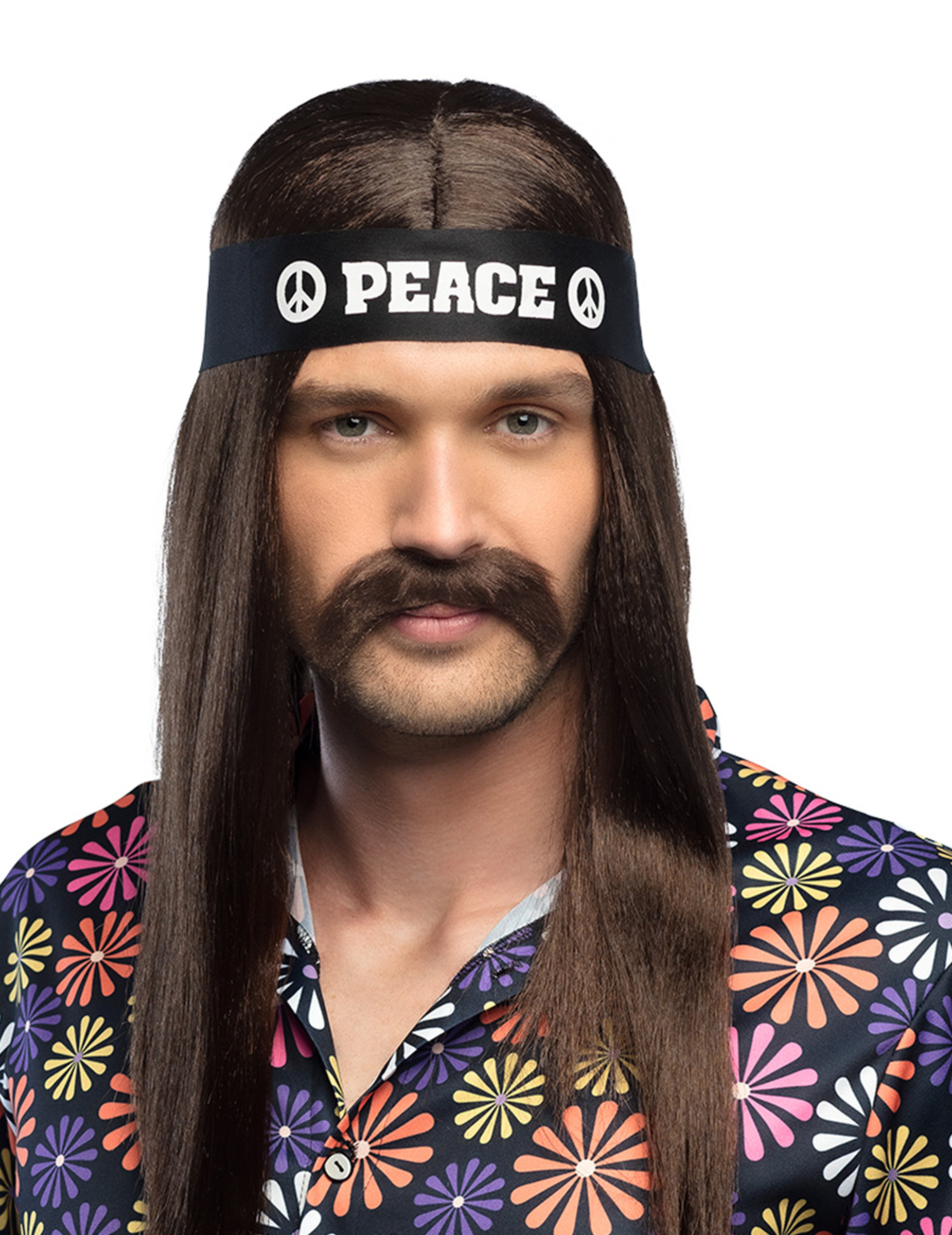 Bandeau noir Peace adulte