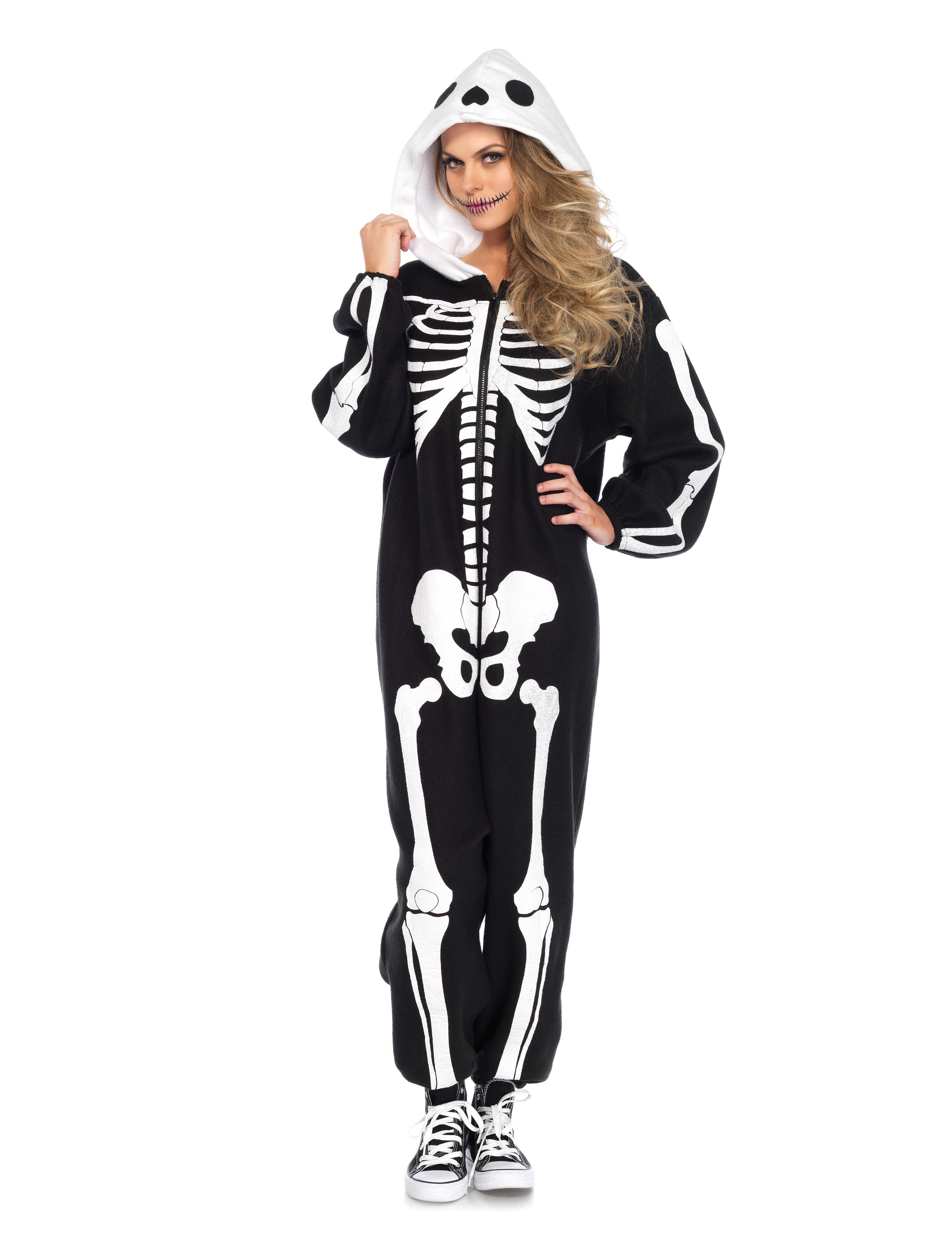 Combinaison squelette femme