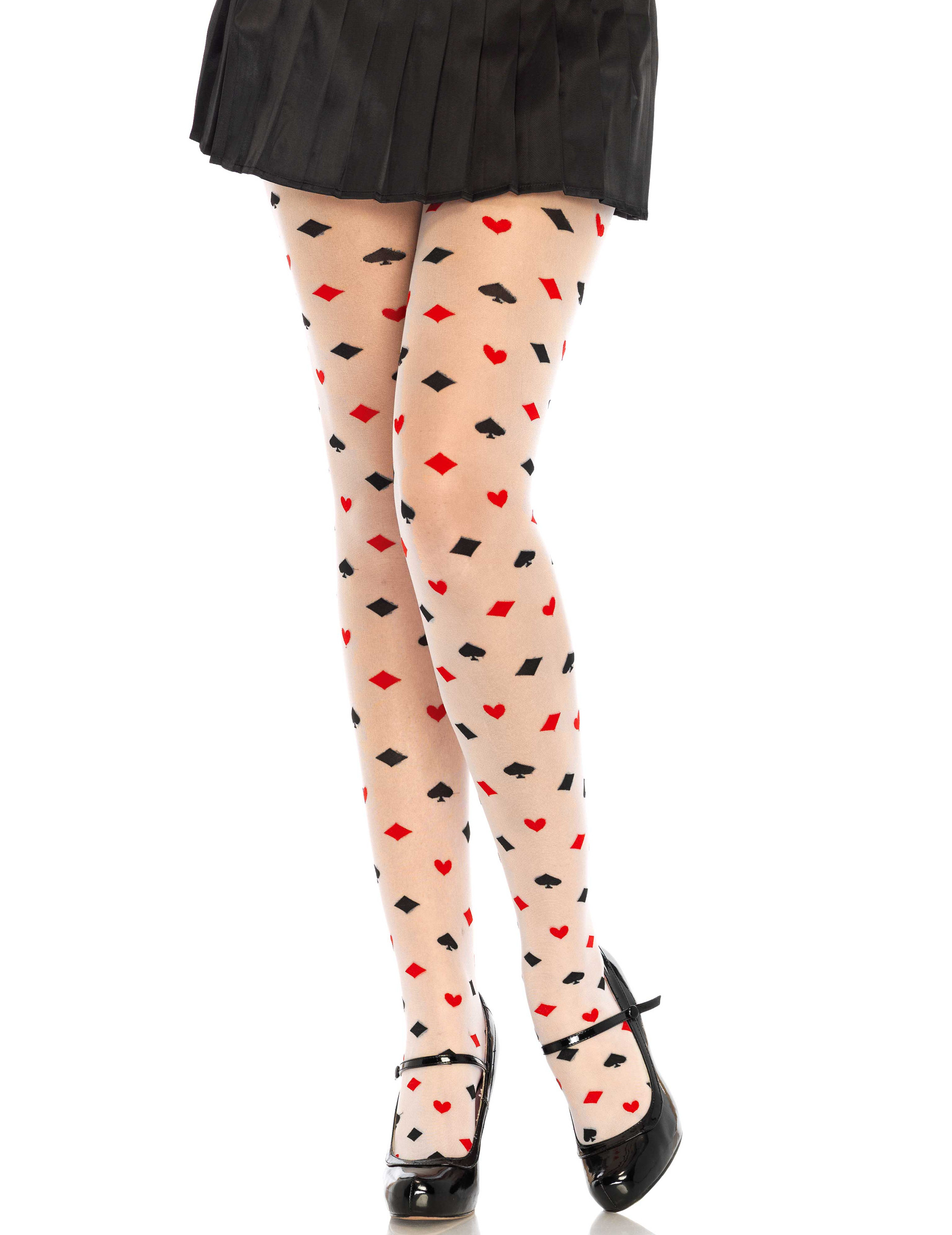 Collants reine des cartes femme