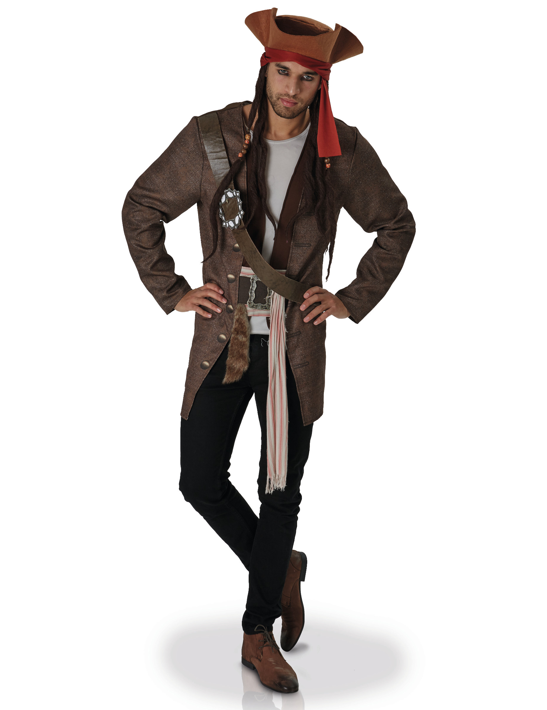 Déguisement Jack Sparrow Pirates des Caraïbes adulte