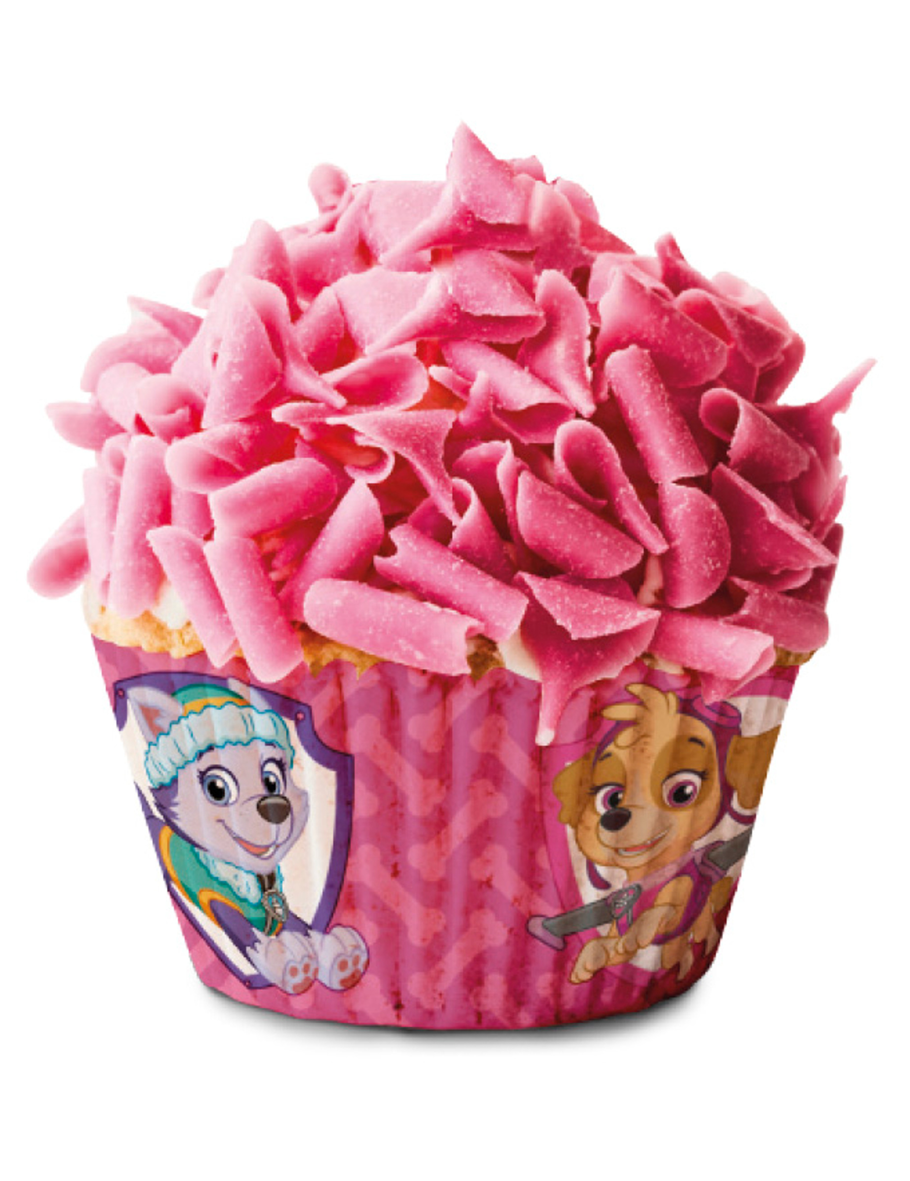 50 Moules à cupcake en papier Pat'Patrouille
