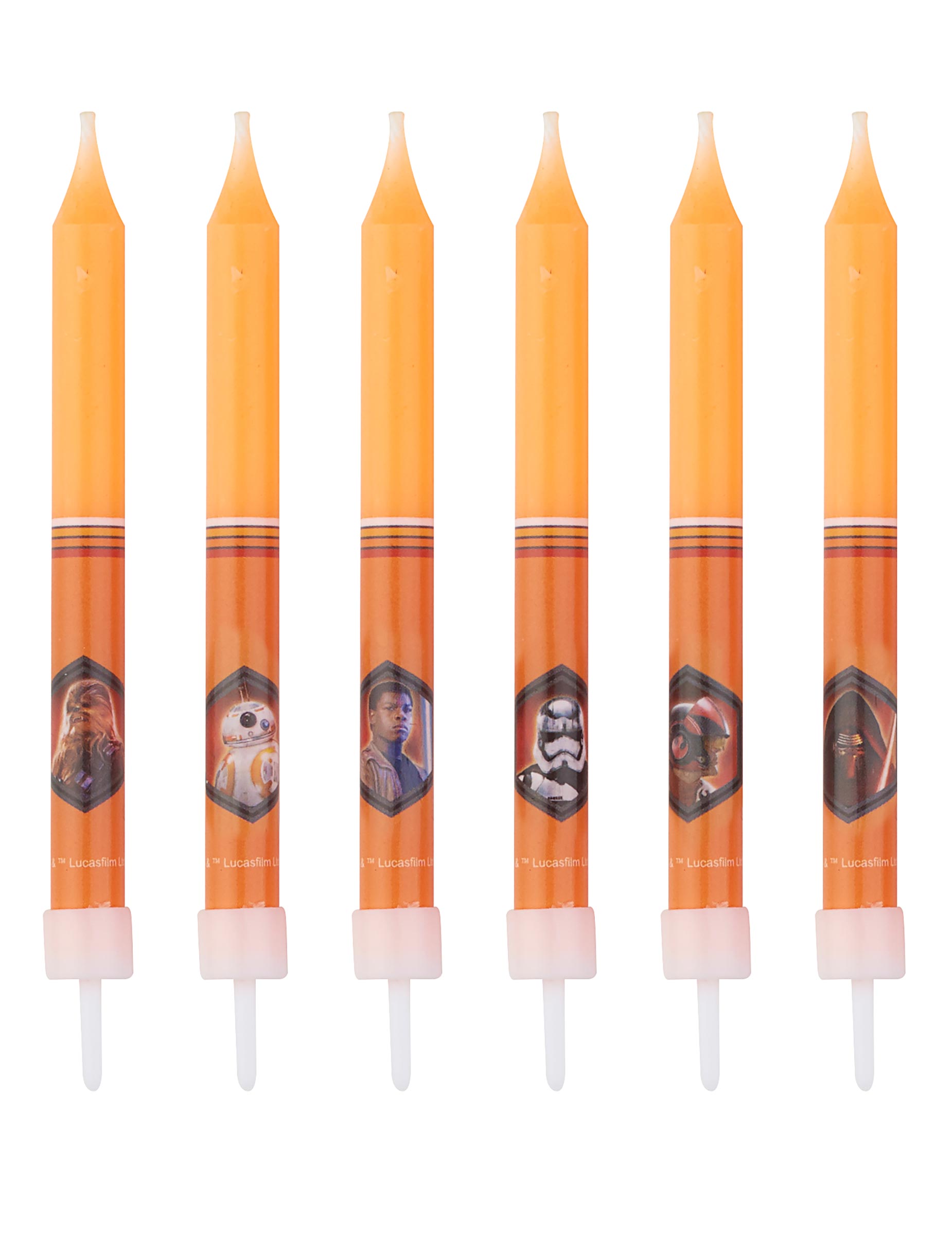 8 Bougies anniversaire Star Wars