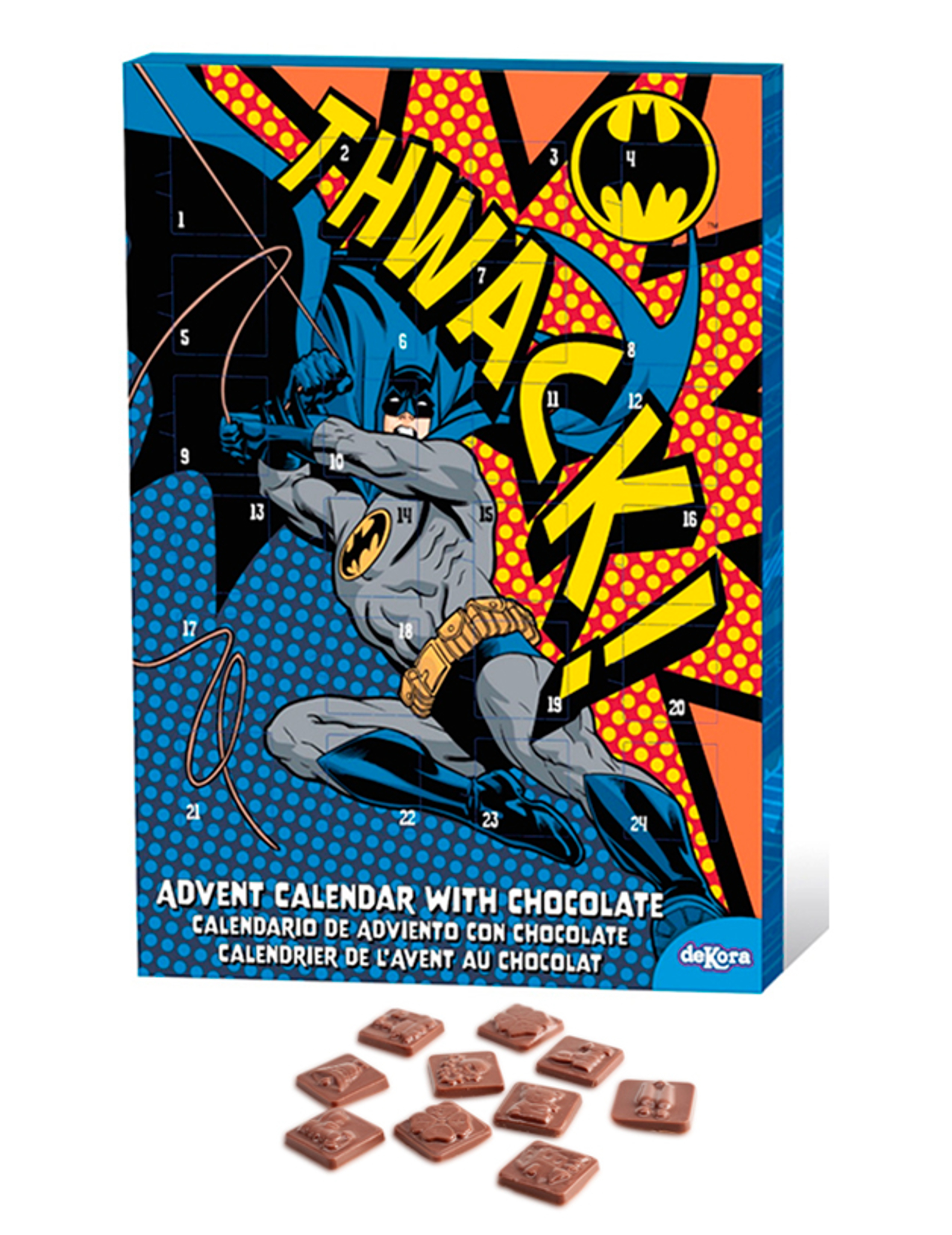 Calendrier de l'avent au chocolat Batman