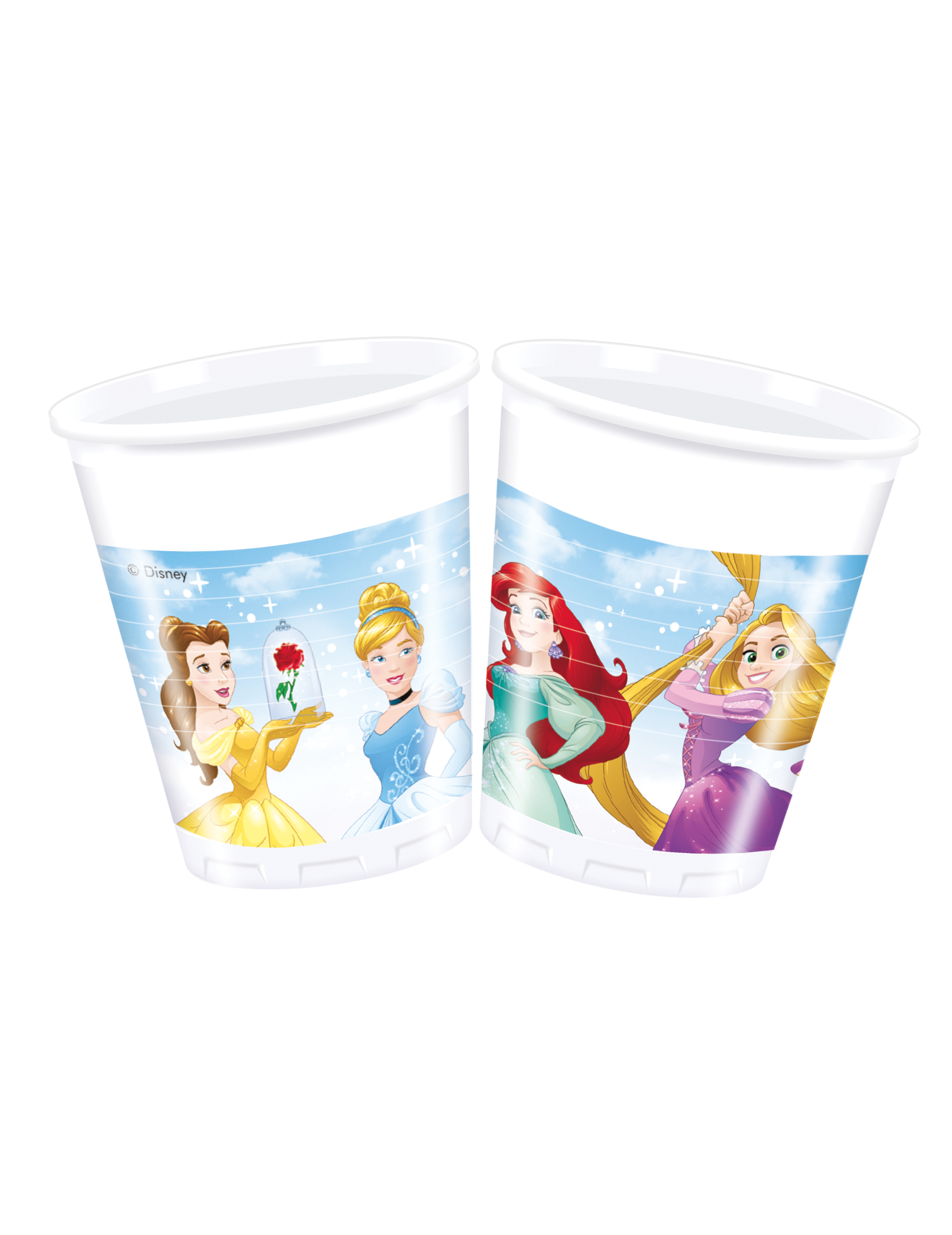 8 Gobelets en plastique 20cl Princesses Disney Dreaming