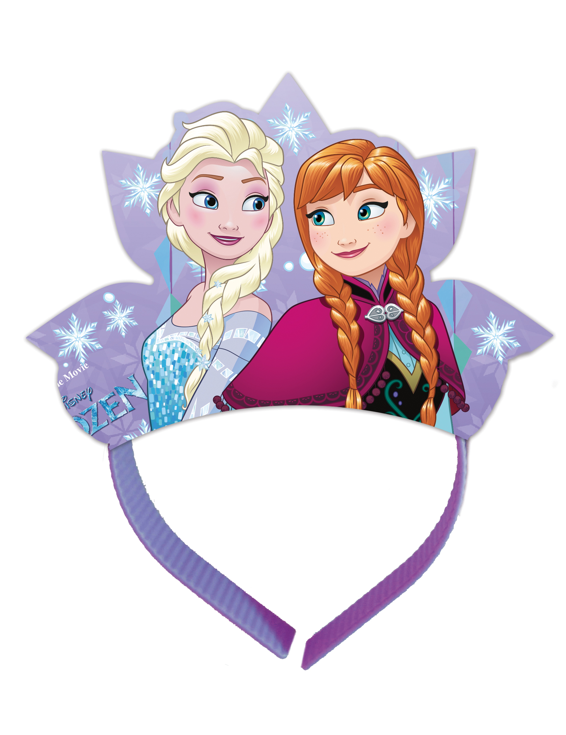 4 Tiares La Reine des Neiges Elsa et Anna