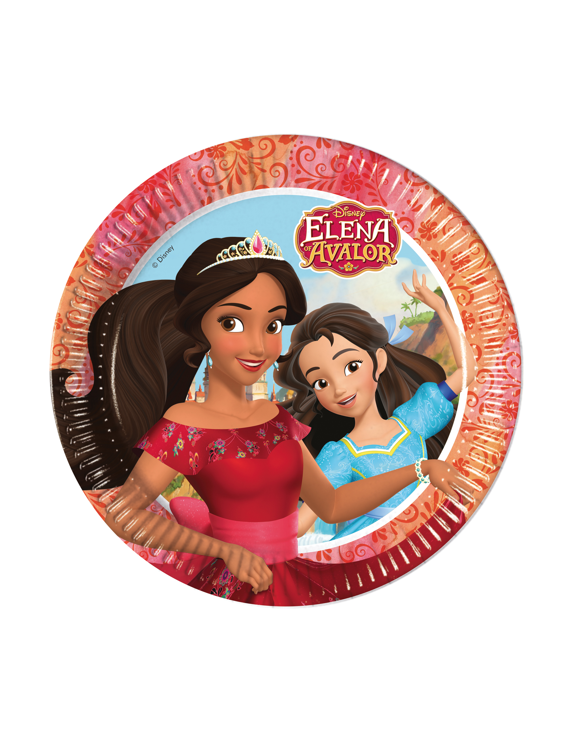 8 Assiettes en carton 23cm Elena d'Avalor