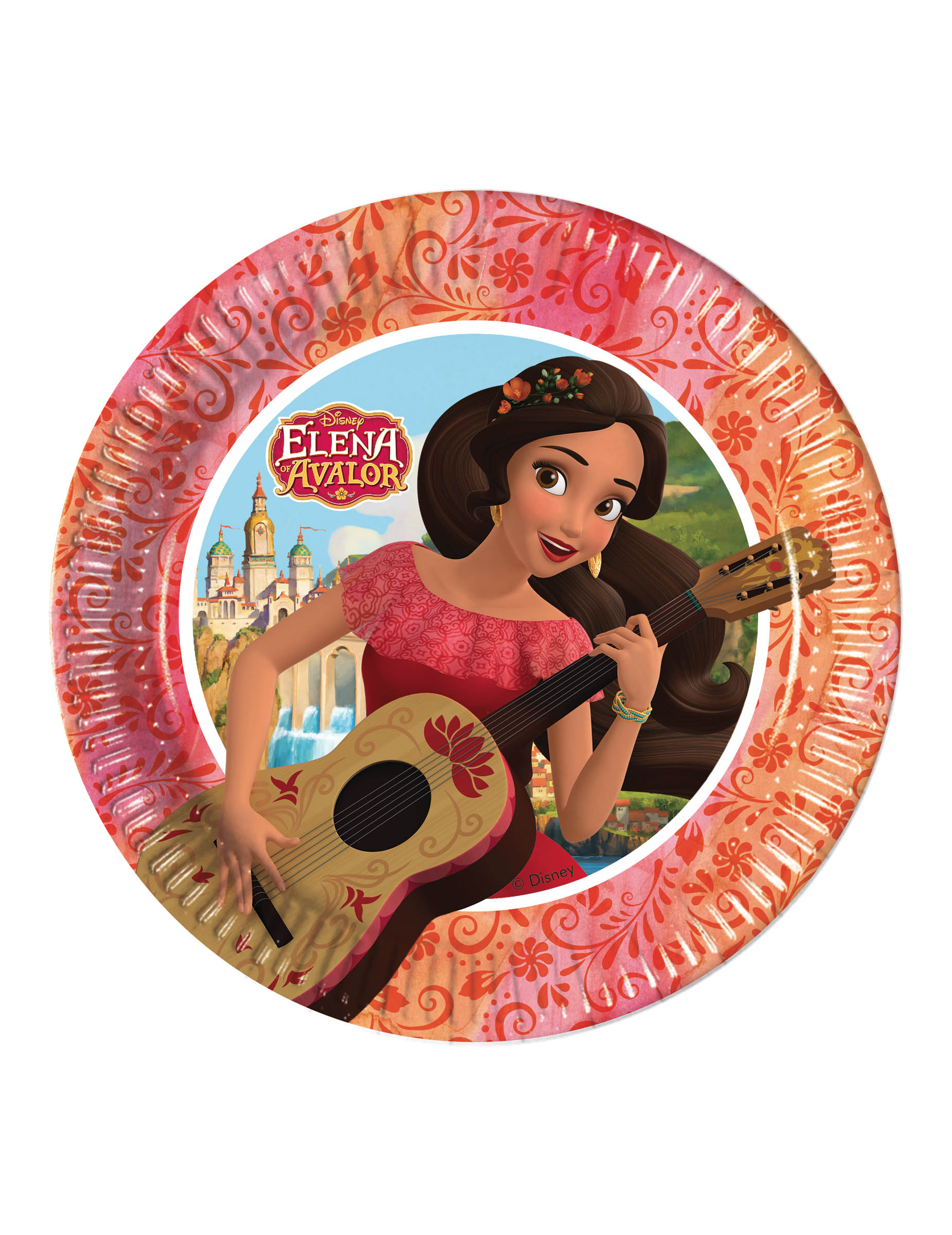 8 Petites assiettes en carton 20cm Elena d'Avalor