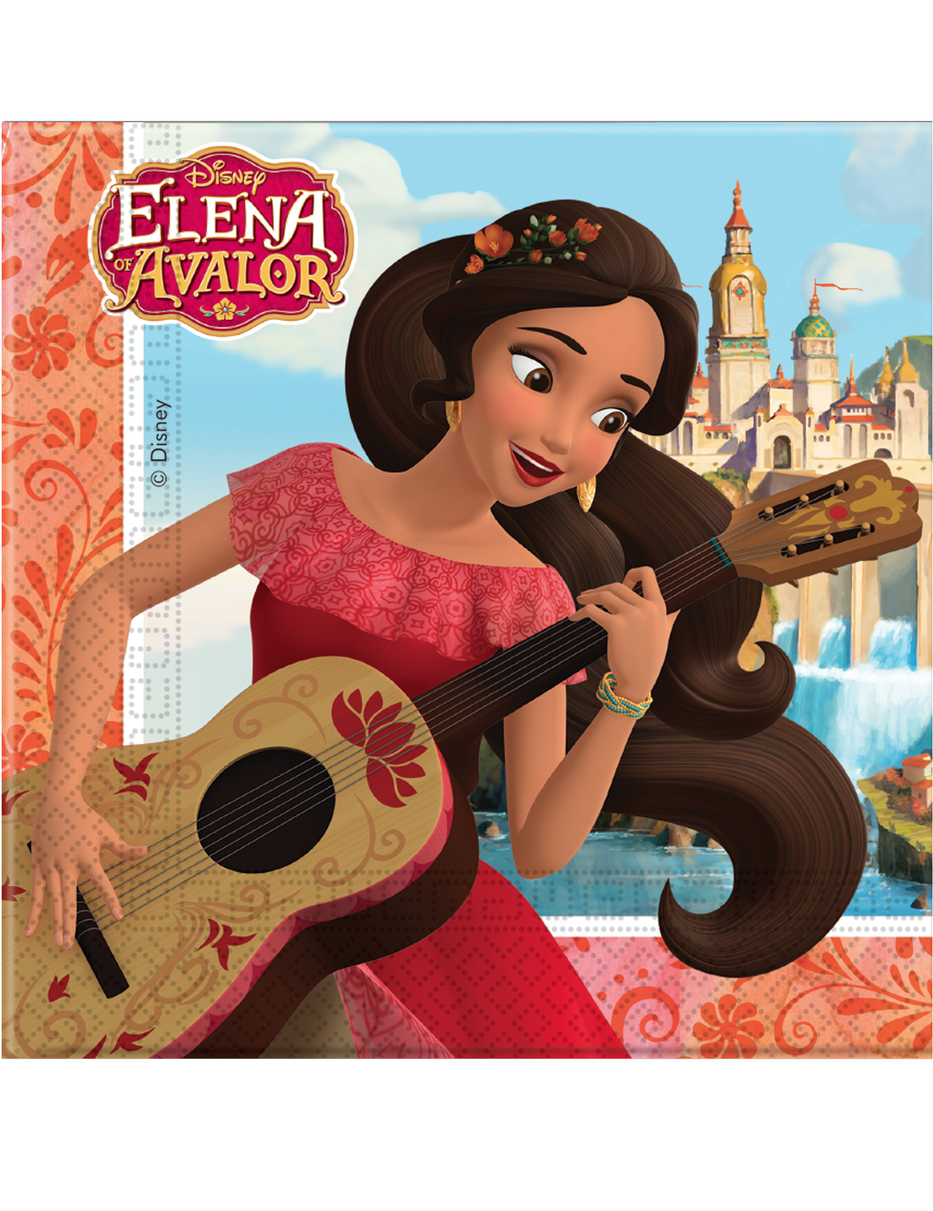 20 Serviettes en papier 33x33cm Elena d'Avalor