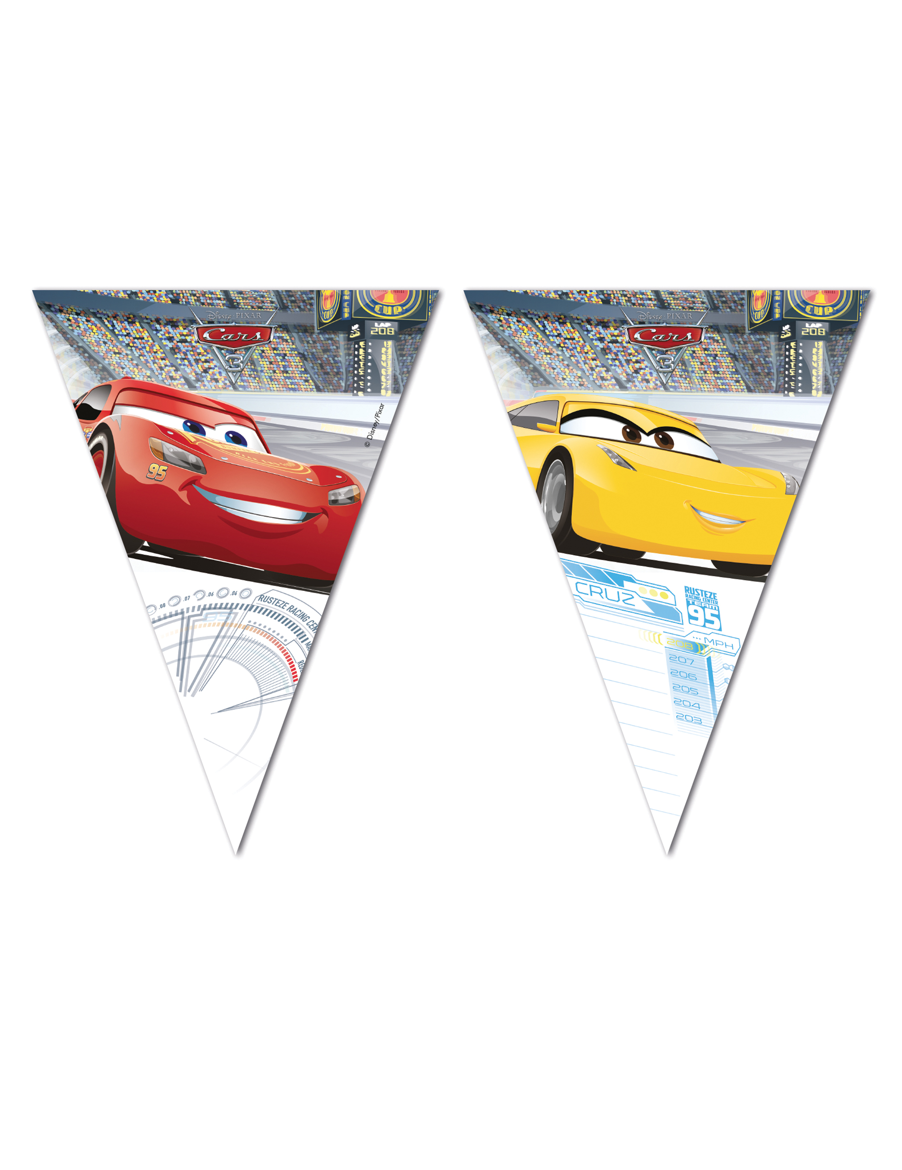 Guirlande fanions Cars 3