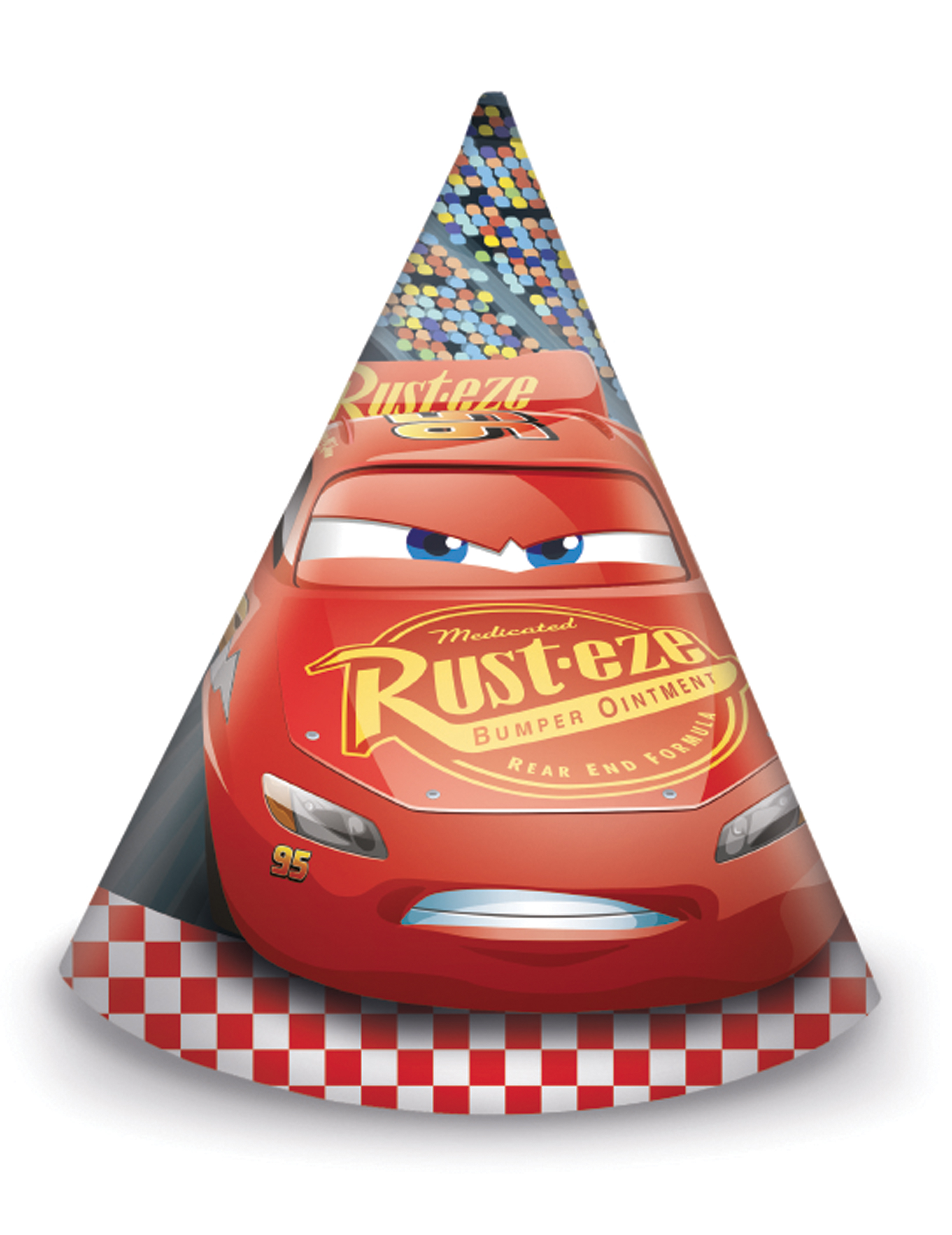 6 Chapeaux de fête Cars 3